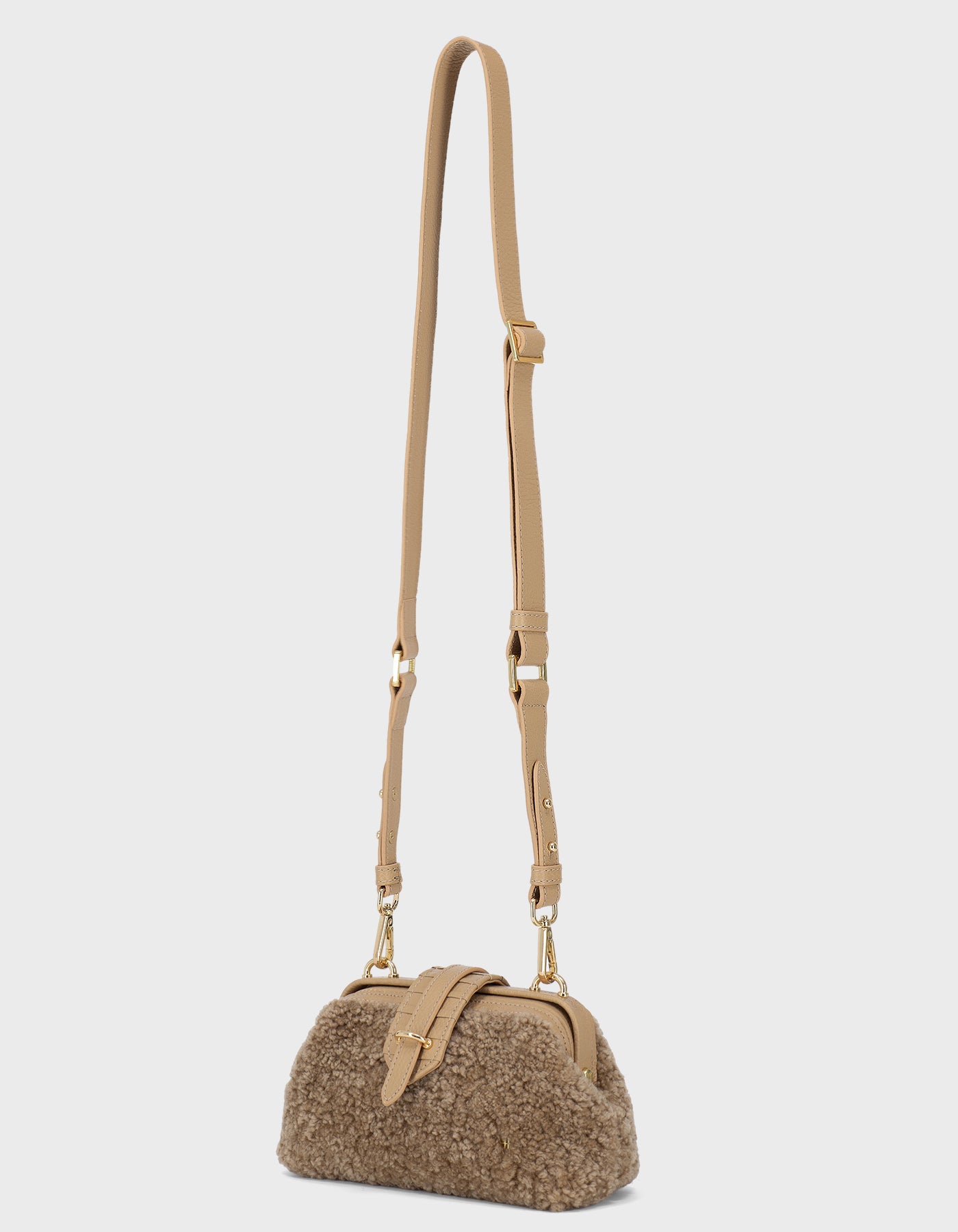 HiVa Atelier | Mini Nubes Doctor Bag BISCUIT | Beautiful and Versatile Leather Accessories
