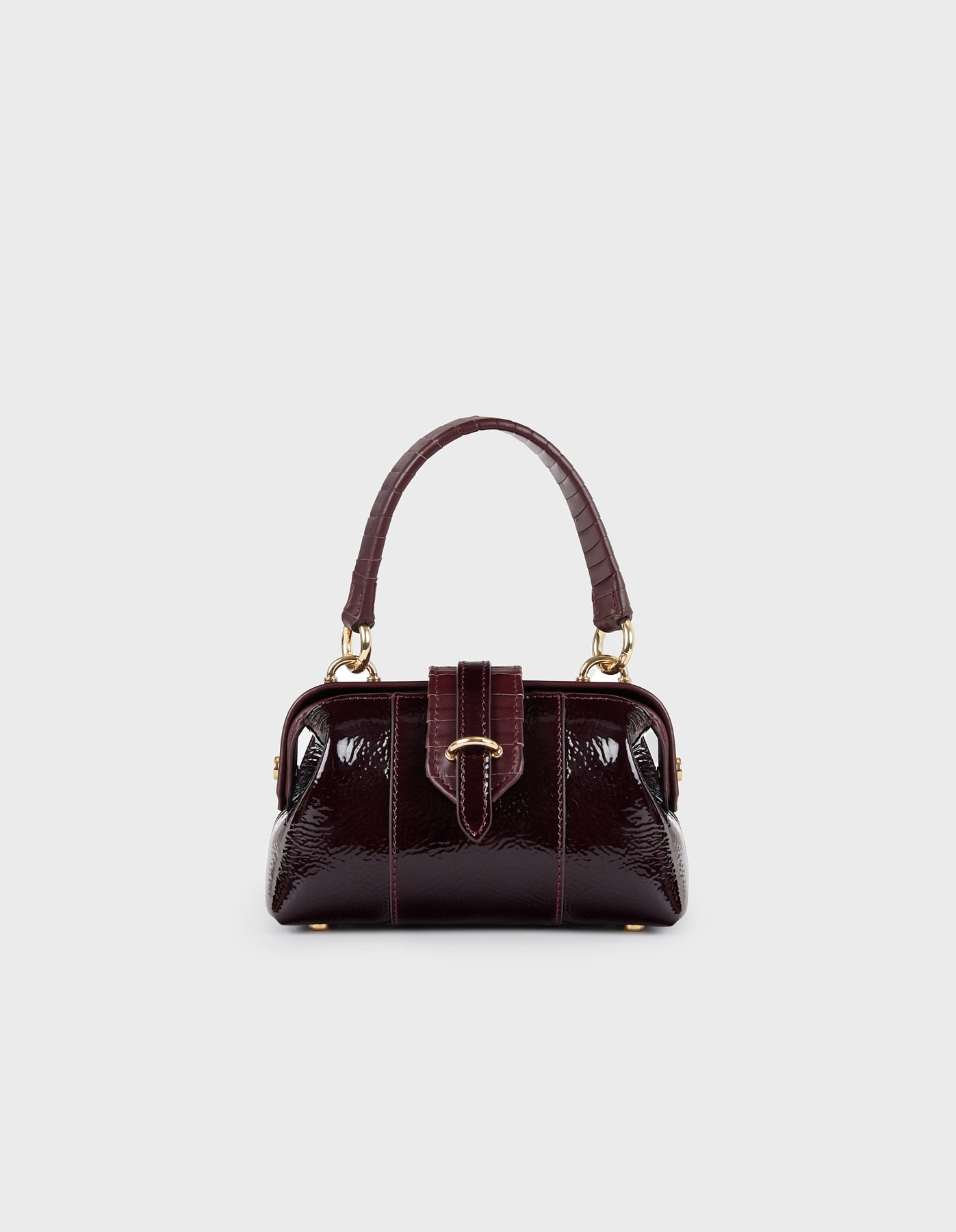 HiVa Atelier | Mini Nubes Doctor Bag RASPBERRY | Beautiful and Versatile Leather Accessories