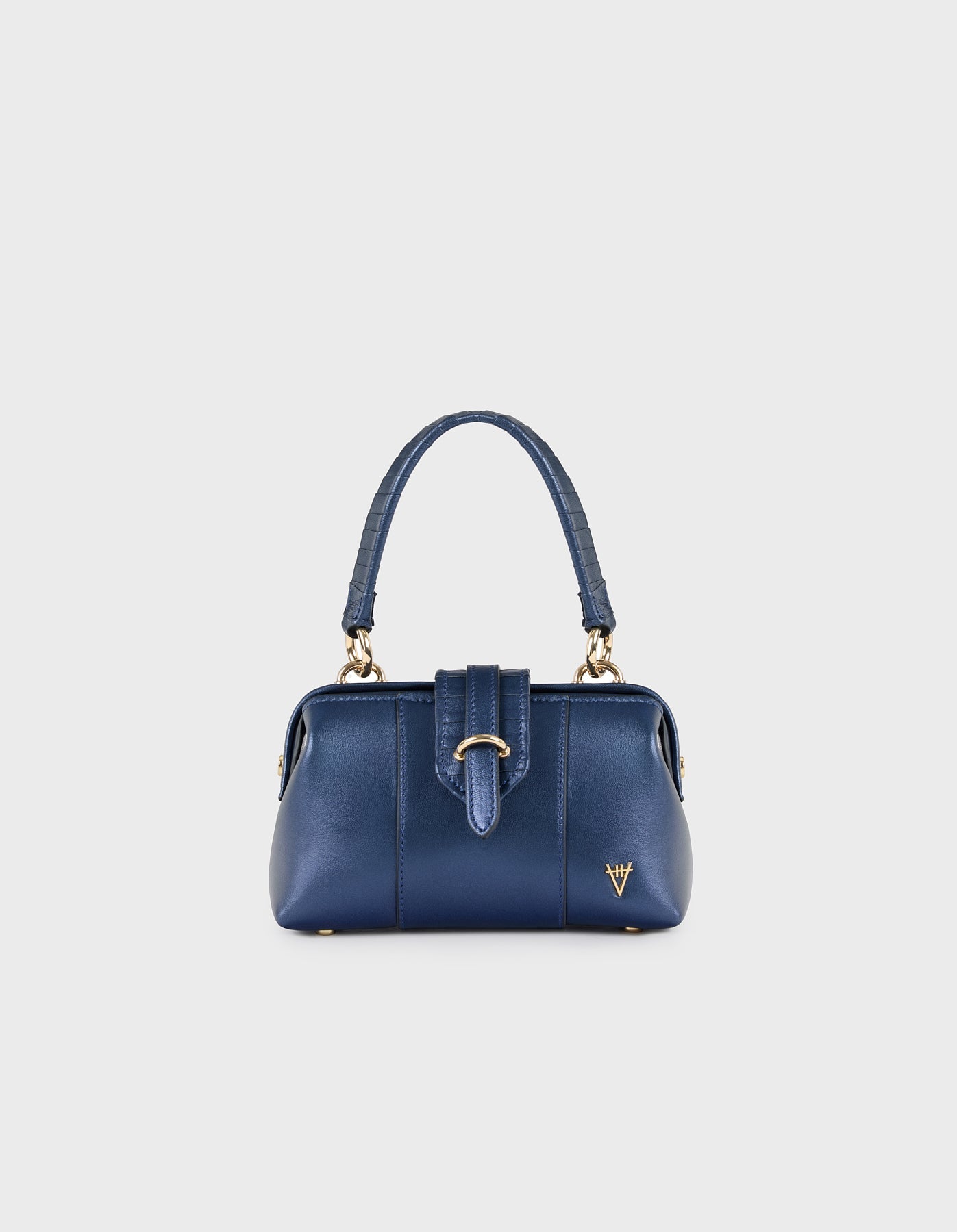 HiVa Atelier | Mini Nubes Doctor Bag NAVY | Beautiful and Versatile Leather Accessories