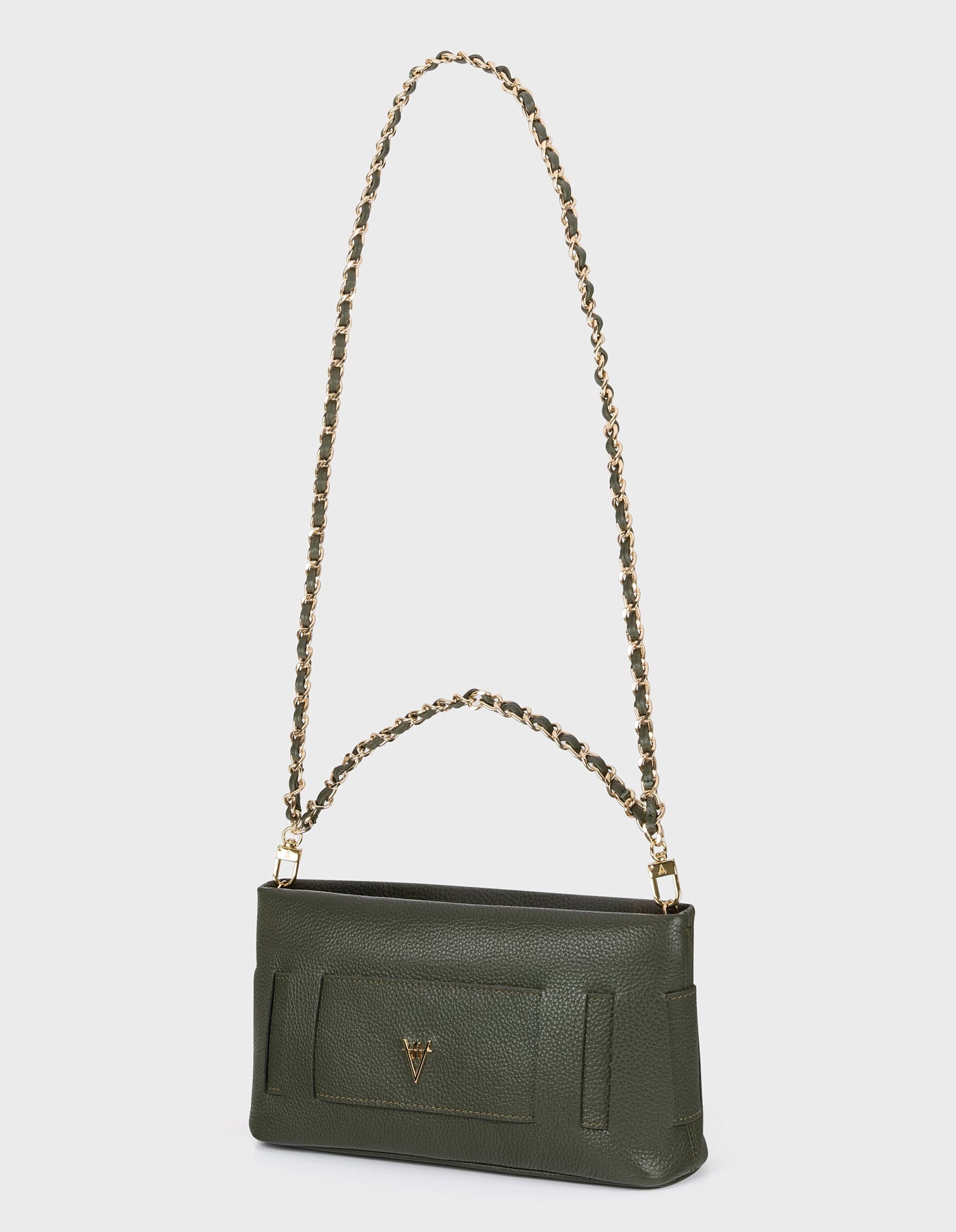Hiva Atelier | Marise Clutch & Chain Bag KHAKI | Her Tarza Uygun Deri Aksesuarlar