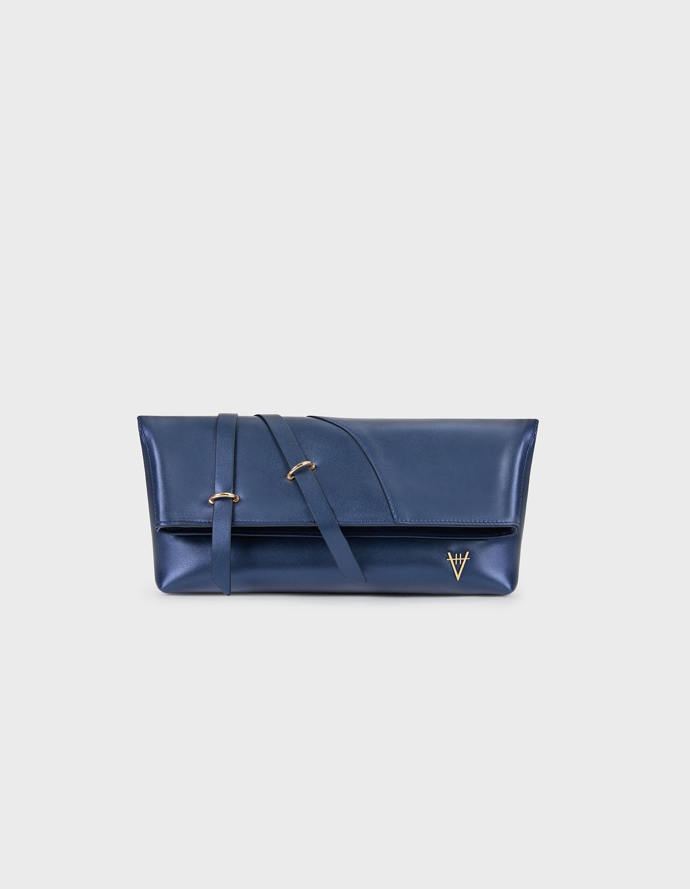 Hiva Atelier | Arlette Clutch & Chain Bag NAVY | Her Tarza Uygun Deri Aksesuarlar