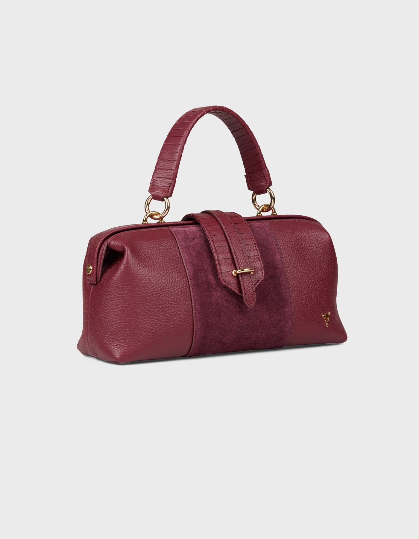 Hiva Atelier | Nubes Doctor Bag BURGUNDY | Beautiful and Versatile Leather Accessories