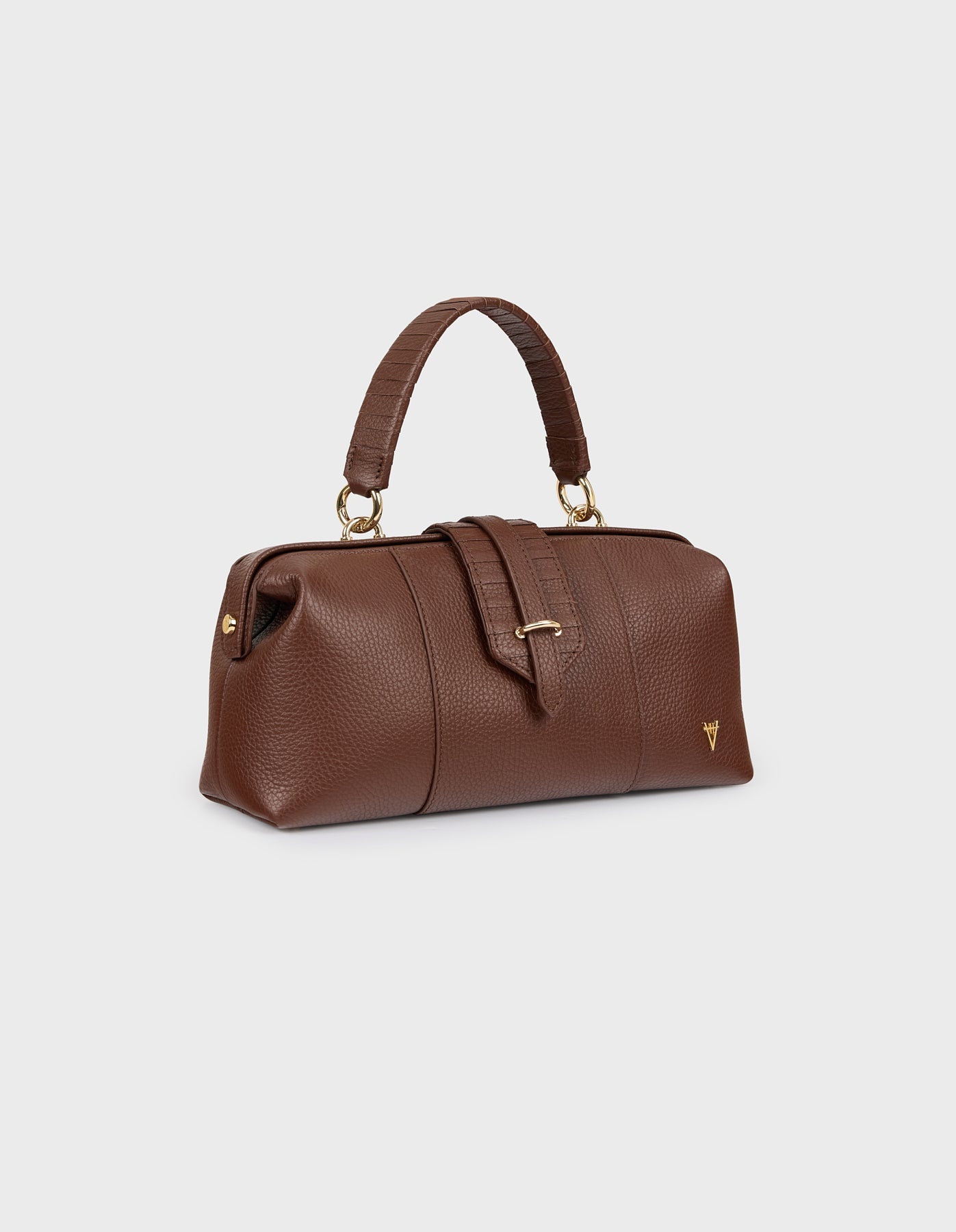 Hiva Atelier | Nubes Doctor Bag NUTSHELL | Beautiful and Versatile Leather Accessories
