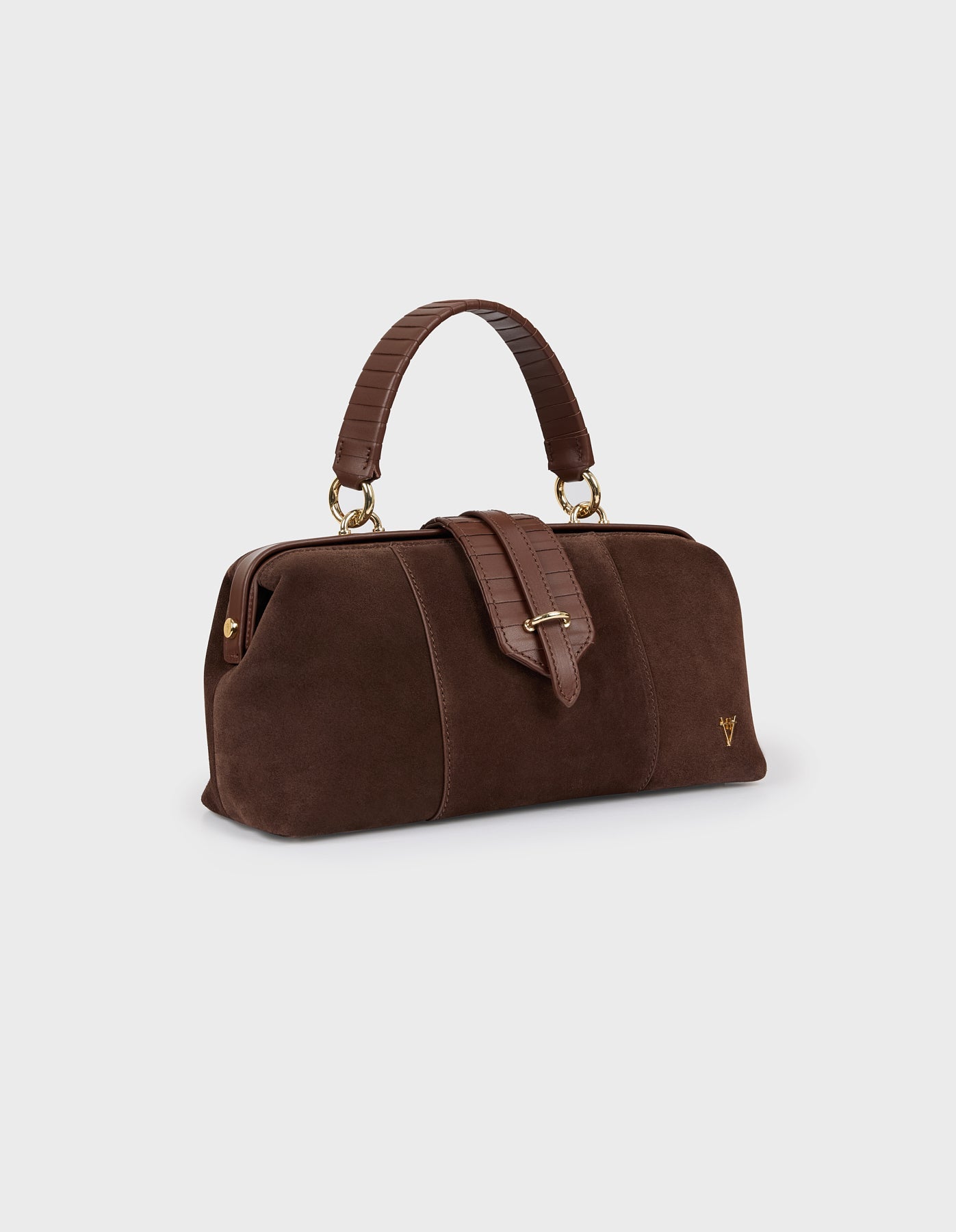 Hiva Atelier | Nubes Doctor Bag NUTSHELL SUEDE | Beautiful and Versatile Leather Accessories