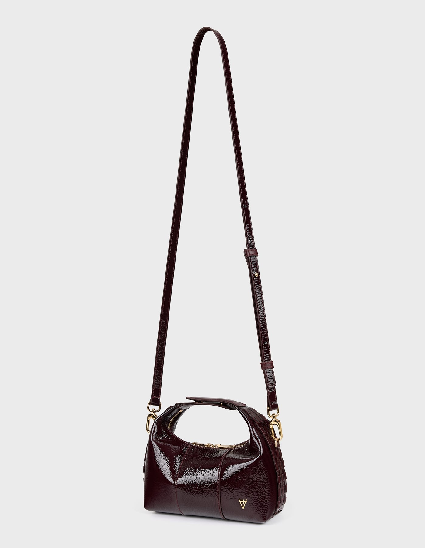 Hiva Atelier | Mini Croissant RASPBERRY | Beautiful and Versatile Leather Accessories