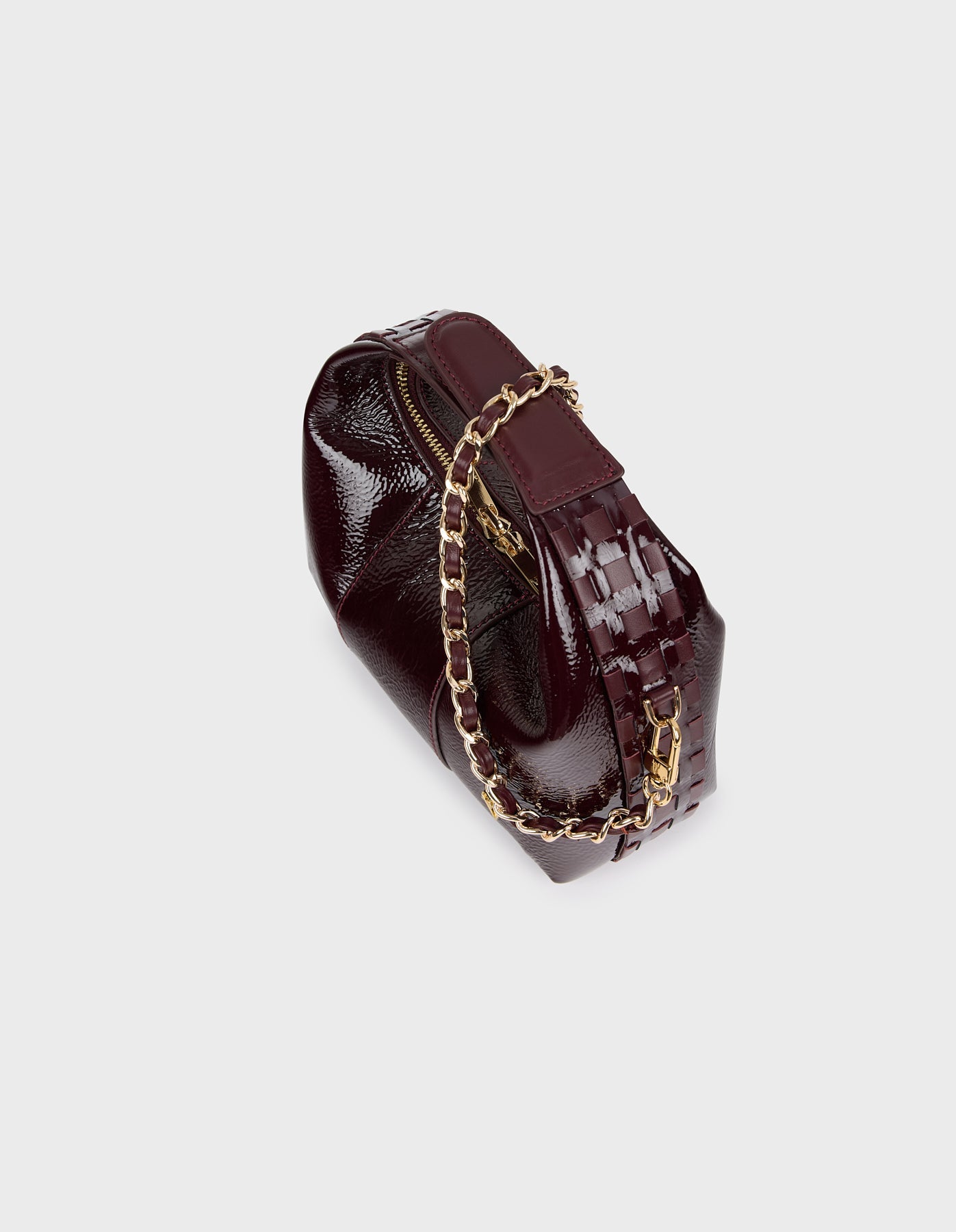 Hiva Atelier | Mini Croissant RASPBERRY | Beautiful and Versatile Leather Accessories