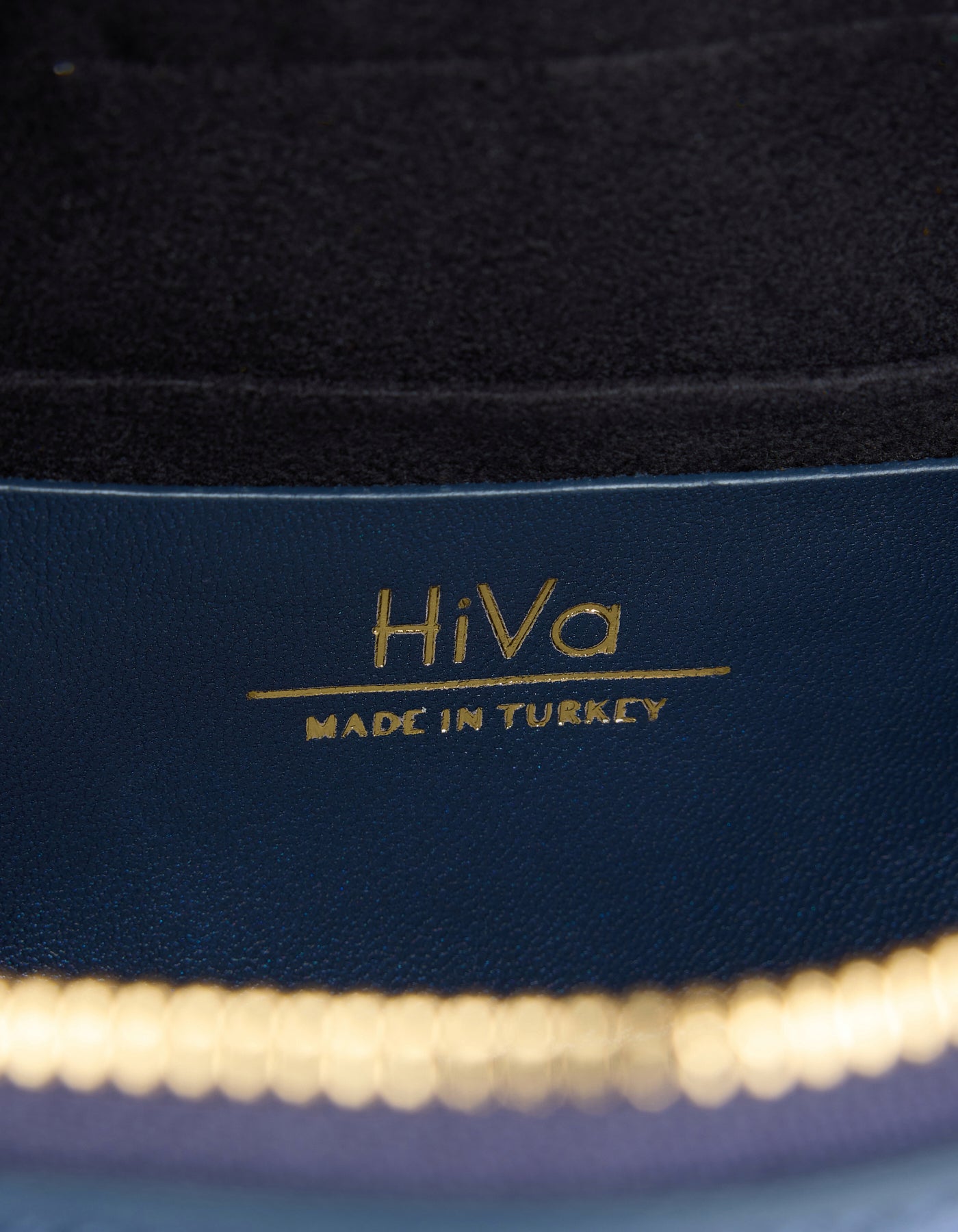 HiVa Atelier | Mini Bowling Tote Bag NAVY | Beautiful and Versatile Leather Accessories