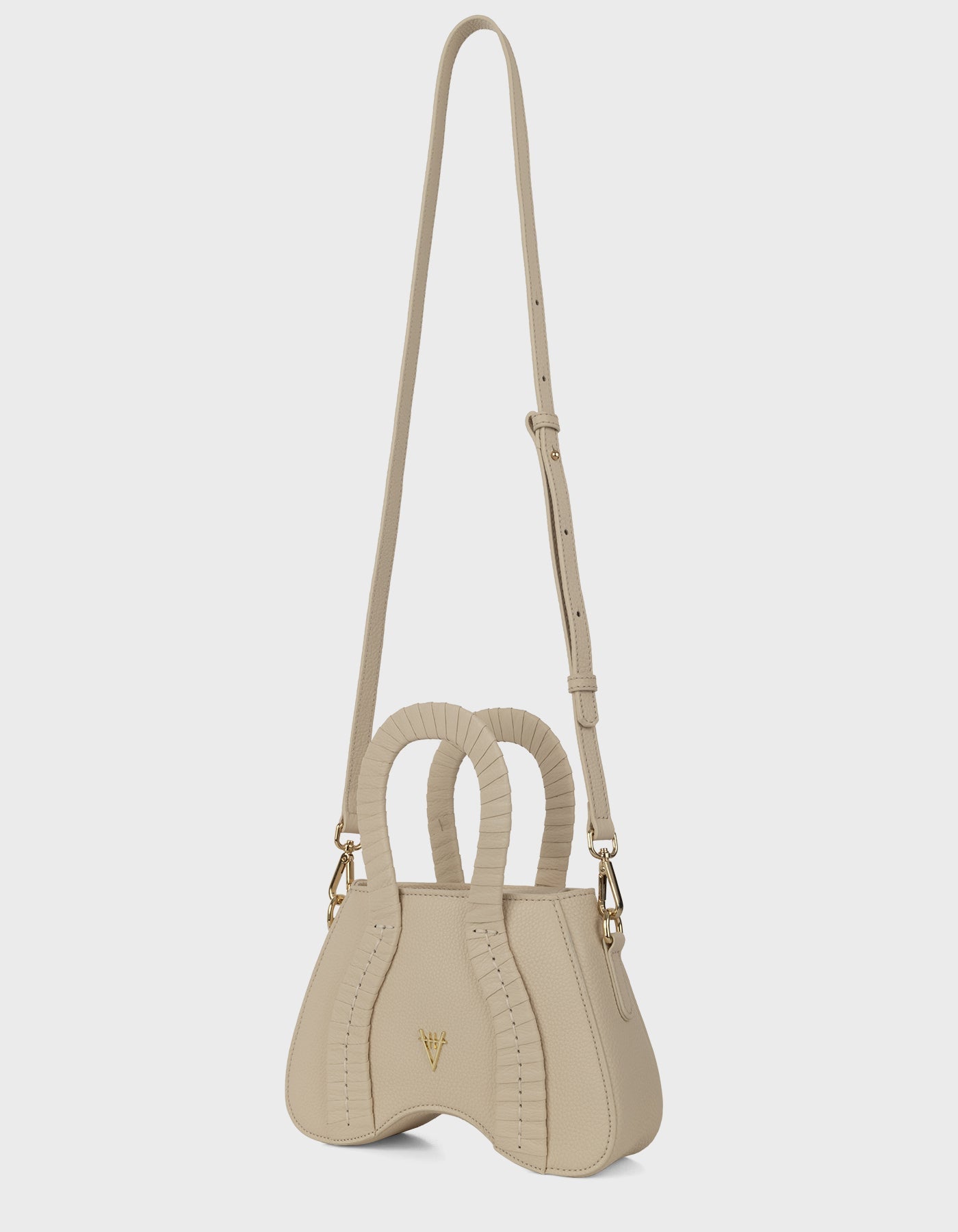 Hiva Atelier | Pera Mini Shoulder Bag BONE | Her Tarza Uygun Deri Aksesuarlar