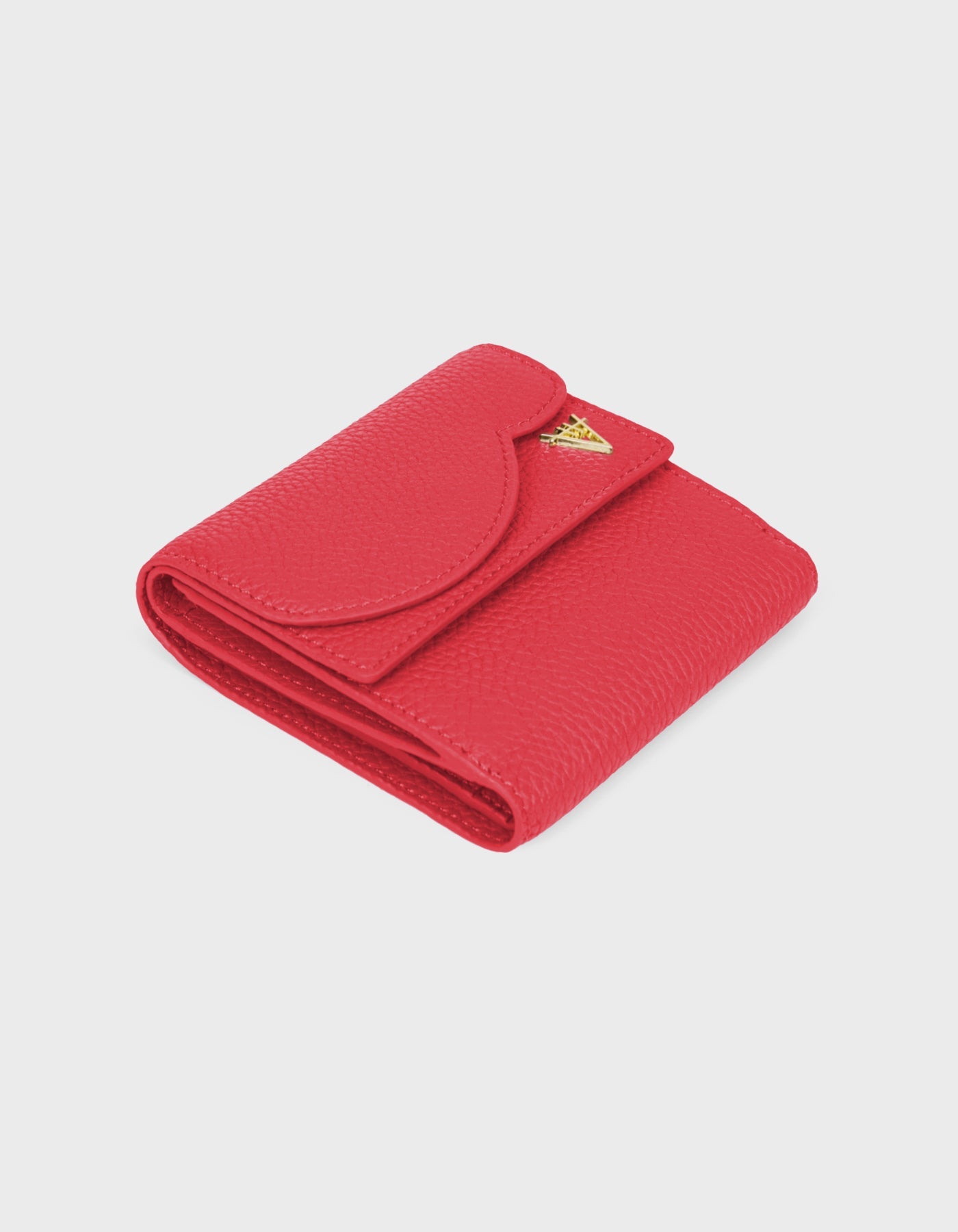 HiVa Atelier | Larus Compact Wallet RED | Beautiful and Versatile Leather Accessories