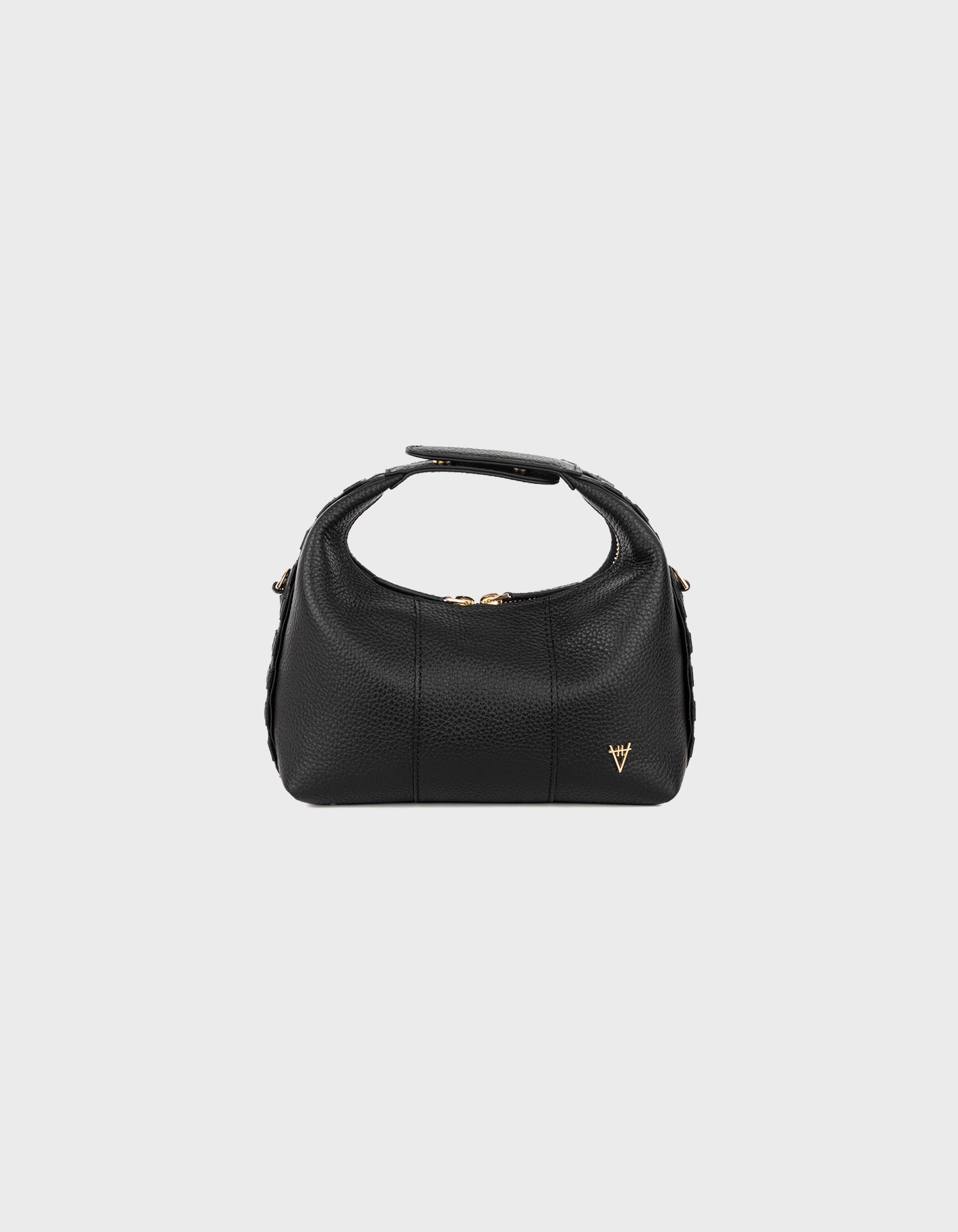 Hiva Atelier | Mini Croissant Black | Beautiful and Versatile Leather Accessories