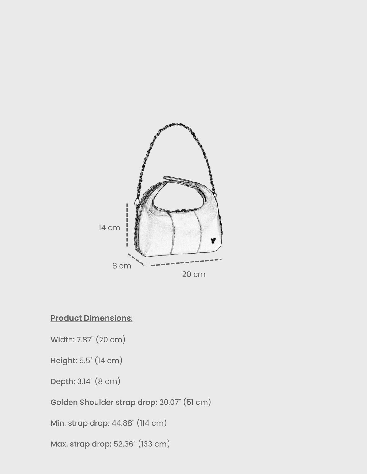 HiVa Atelier | Mini Croissant | Beautiful and Versatile Leather Accessories