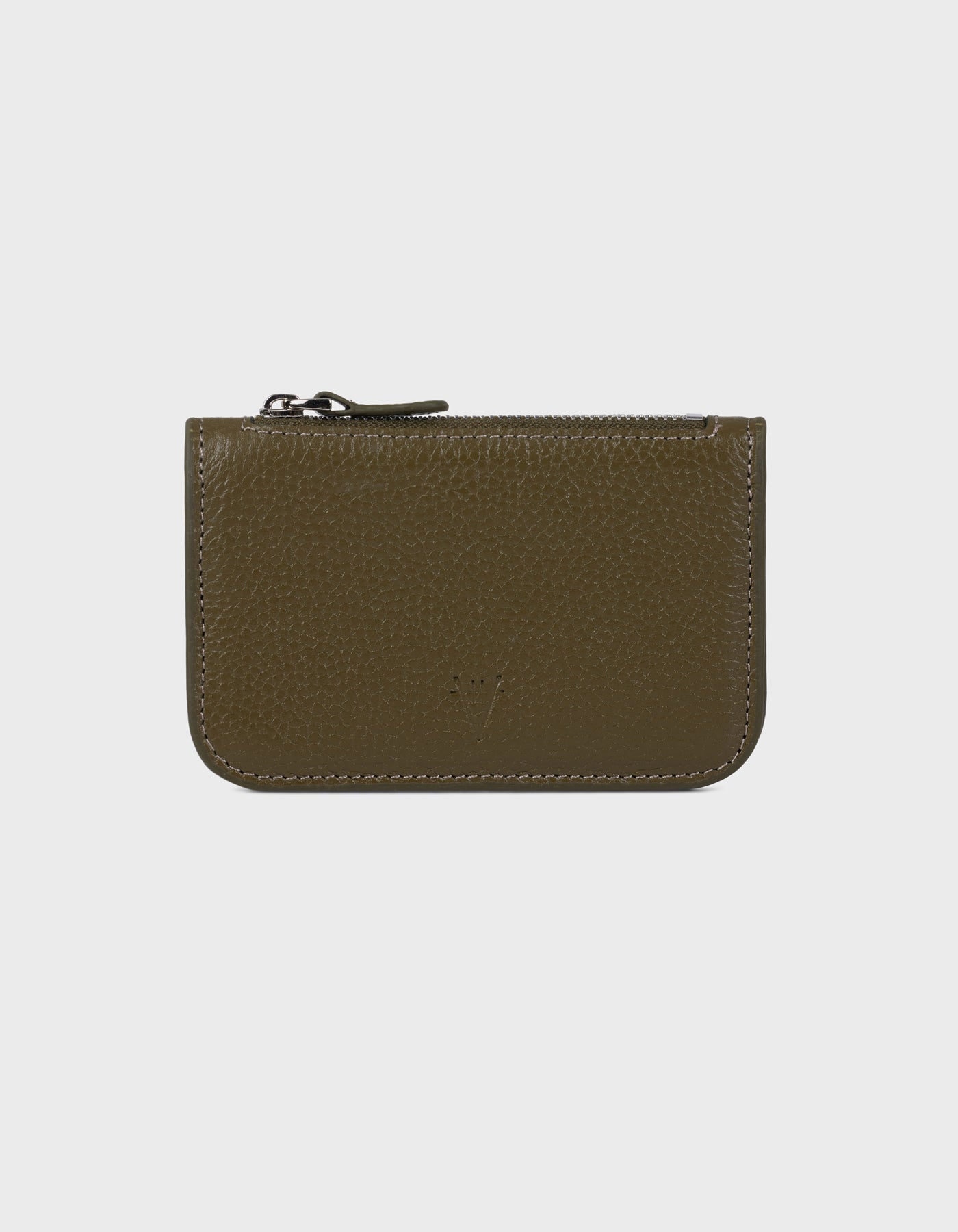 Hiva Atelier | Alae Coin Purse & Card Holder Khaki | Beautiful and Versatile Leather Accessories