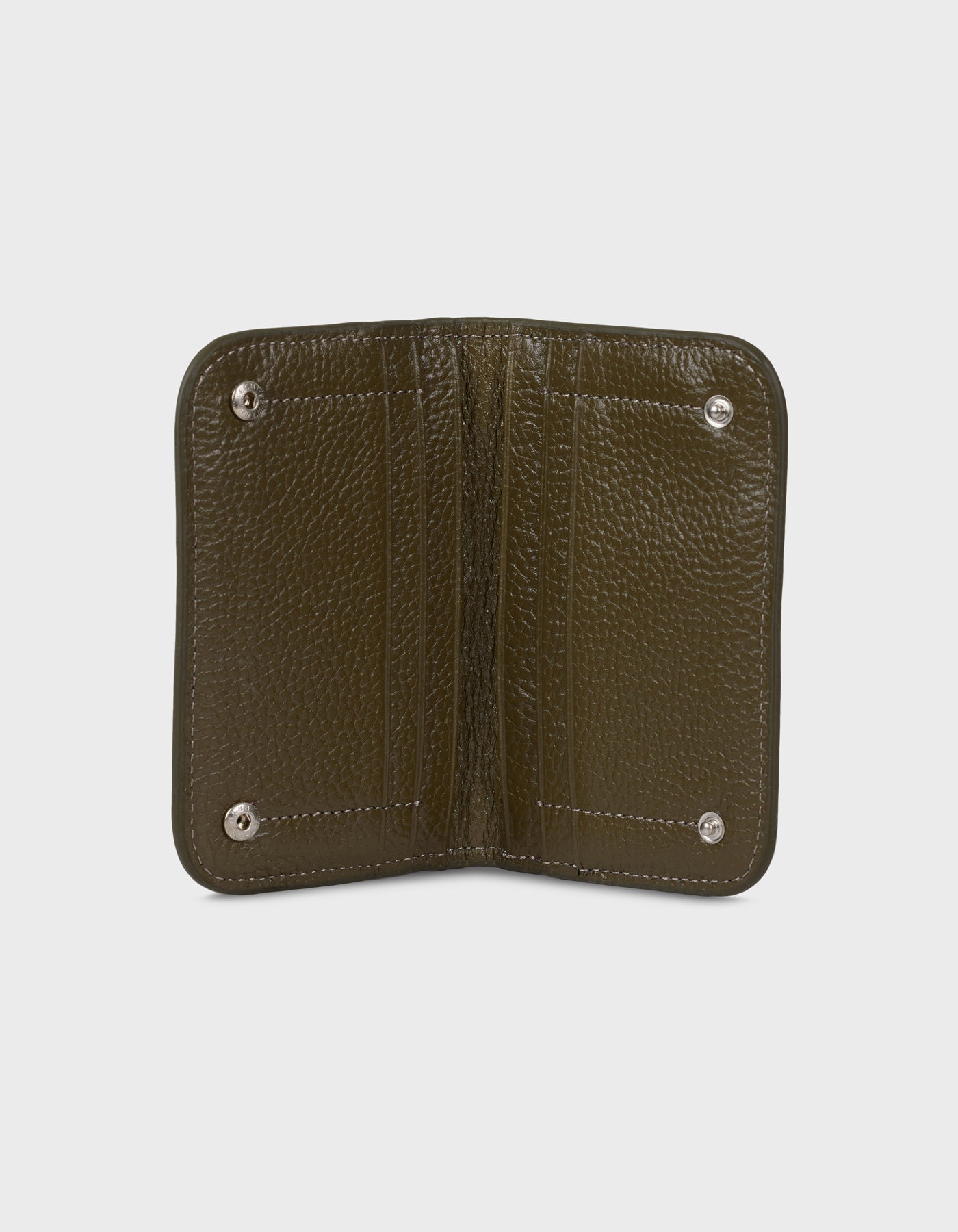 Hiva Atelier | Alae Coin Purse & Card Holder Khaki | Beautiful and Versatile Leather Accessories
