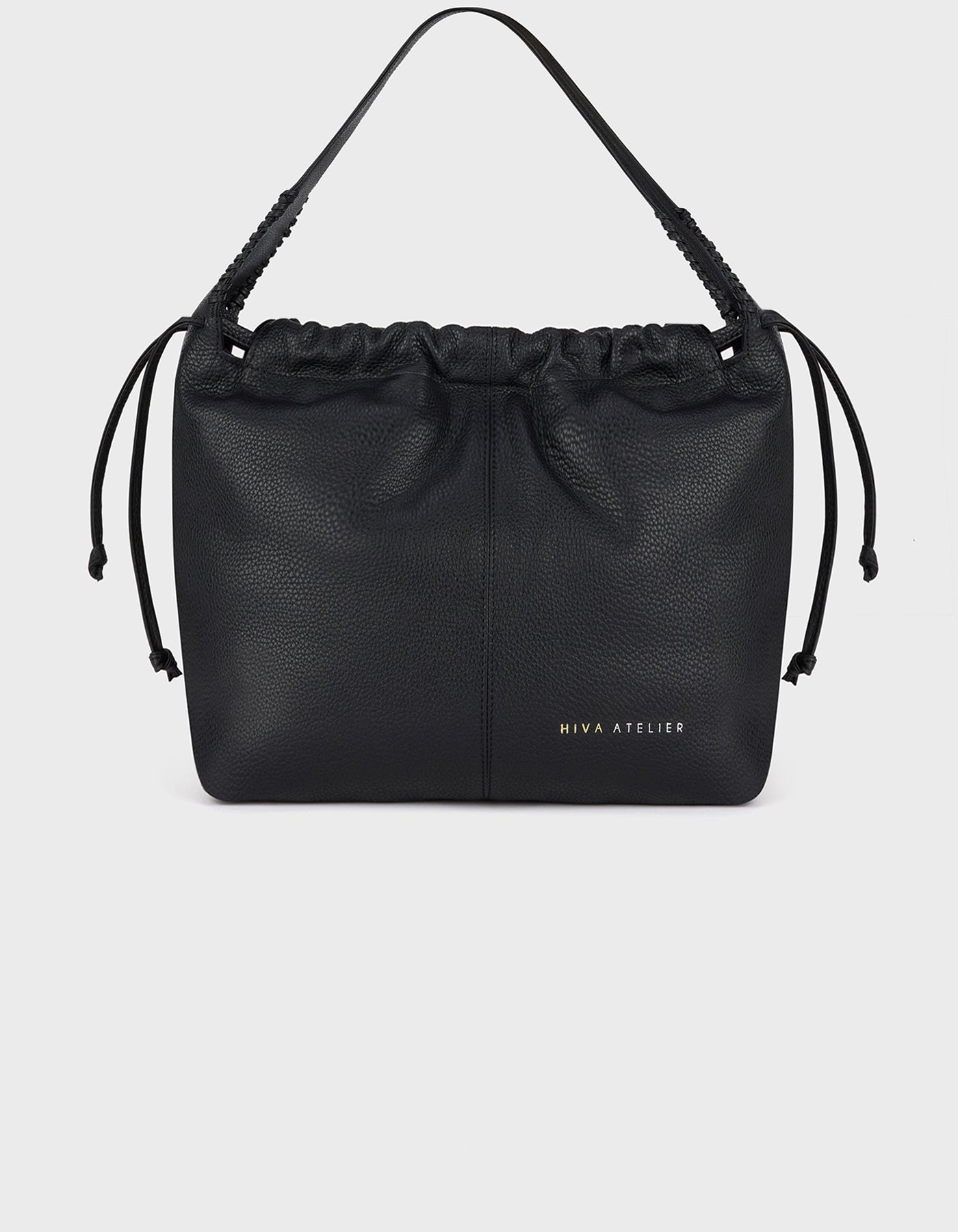 Hiva Atelier | All Day Shopping Bag Black | Beautiful and Versatile Leather Accessories