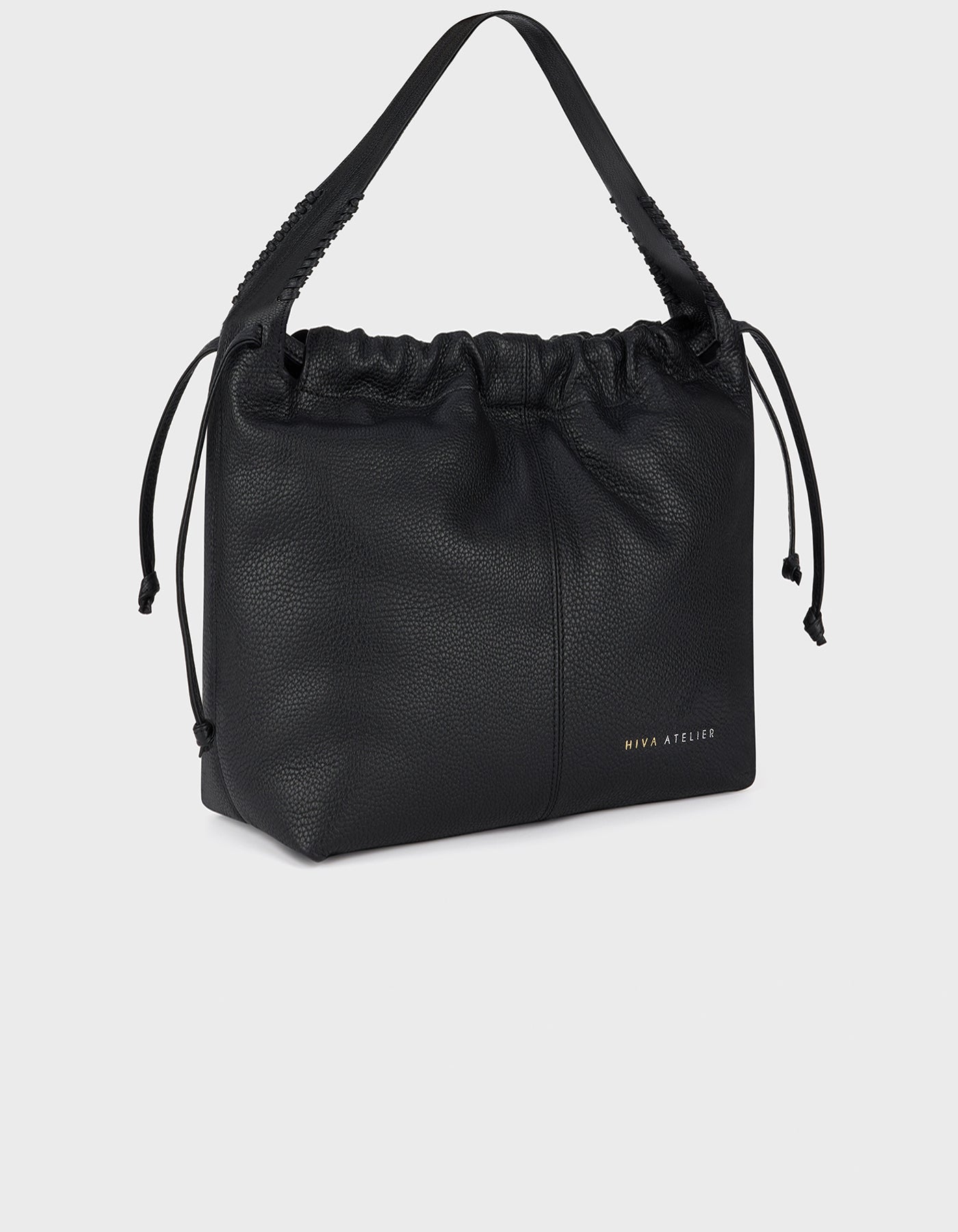 Hiva Atelier | All Day Shopping Bag Black | Beautiful and Versatile Leather Accessories