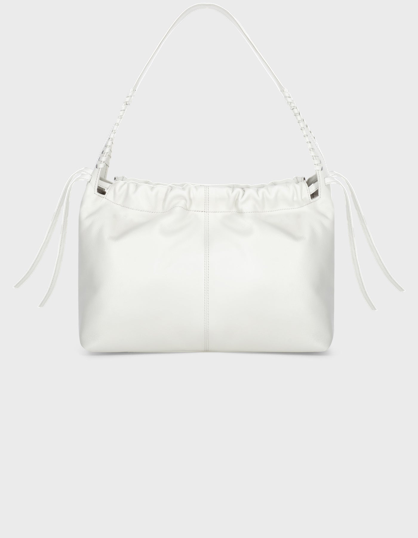 Hiva Atelier | All Day Midi Bucket Bag Bone | Beautiful and Versatile Leather Accessories