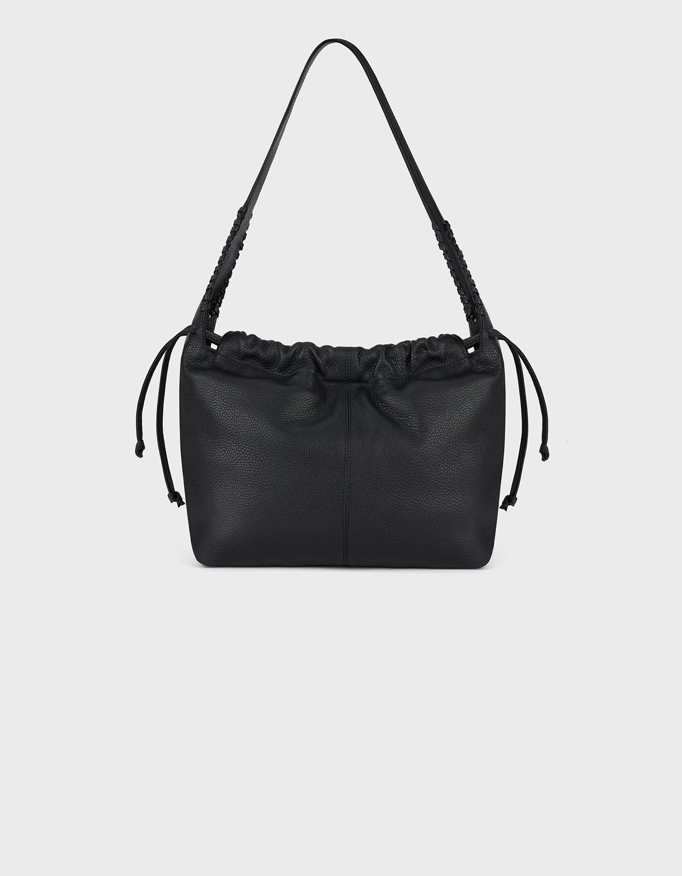 Hiva Atelier | All Day Mini Bucket Bag Flotter Black | Beautiful and Versatile Leather Accessories