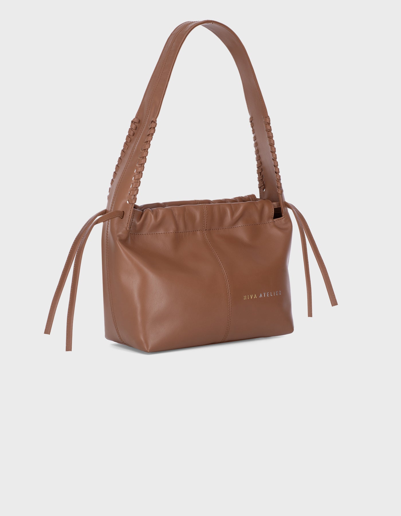 Hiva Atelier | All Day Mini Bucket Bag Smooth Wood | Beautiful and Versatile
