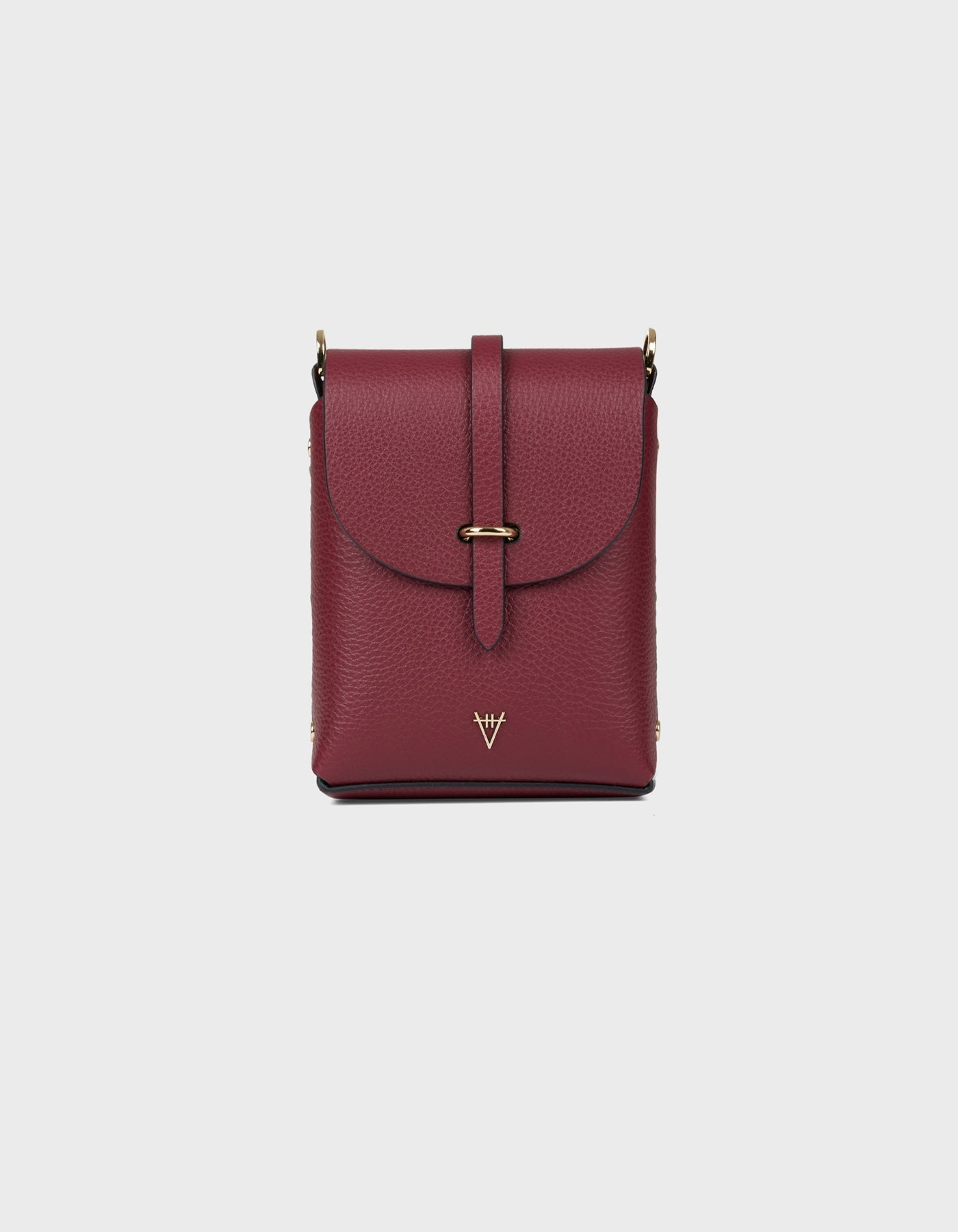 Hiva Atelier | Mini Astrum Shoulder Bag Burgundy | Beautiful and Versatile Leather Accessories