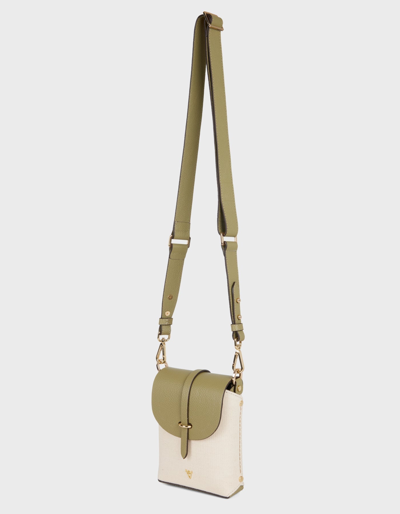 Hiva Atelier | Mini Astrum Shoulder Bag Canvas Olive | Beautiful and Versatile