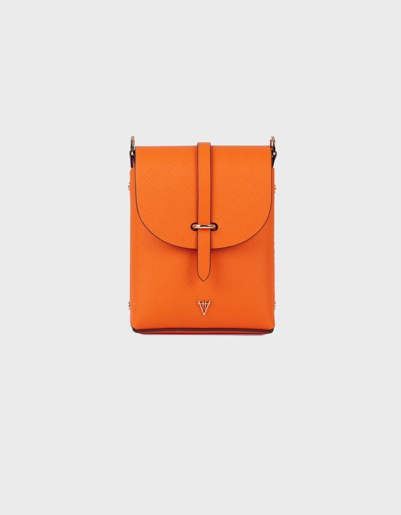Hiva Atelier | Mini Astrum Shoulder Bag Orange | Beautiful and Versatile Leather Accessories