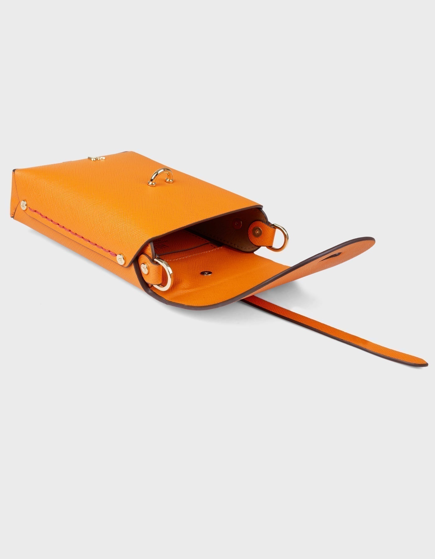 Hiva Atelier | Mini Astrum Shoulder Bag Orange | Beautiful and Versatile Leather Accessories