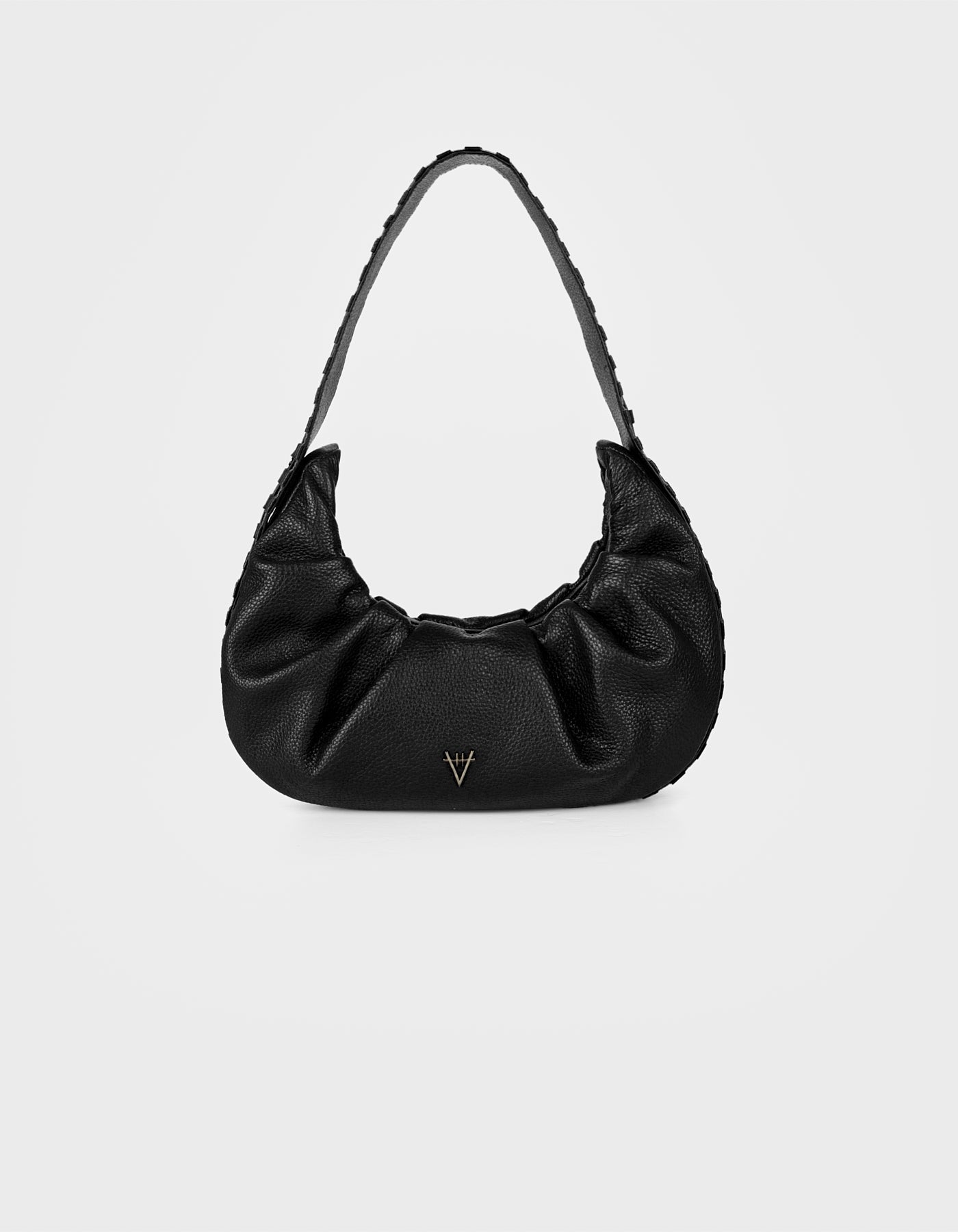 HiVa Atelier | Croissant Bag Black | Beautiful and Versatile Leather Accessories