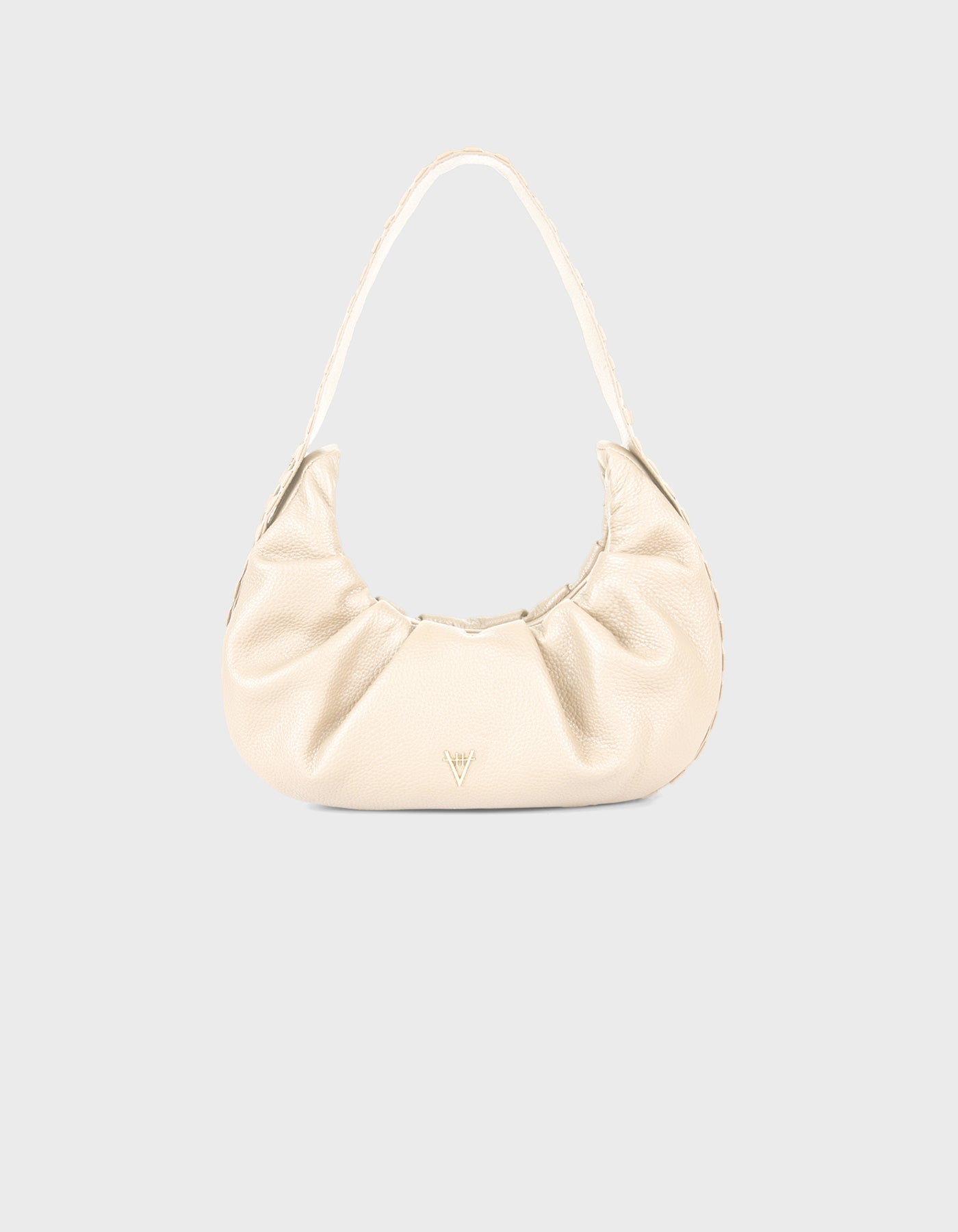 HiVa Atelier | Croissant Bag Bone | Beautiful and Versatile Leather Accessories