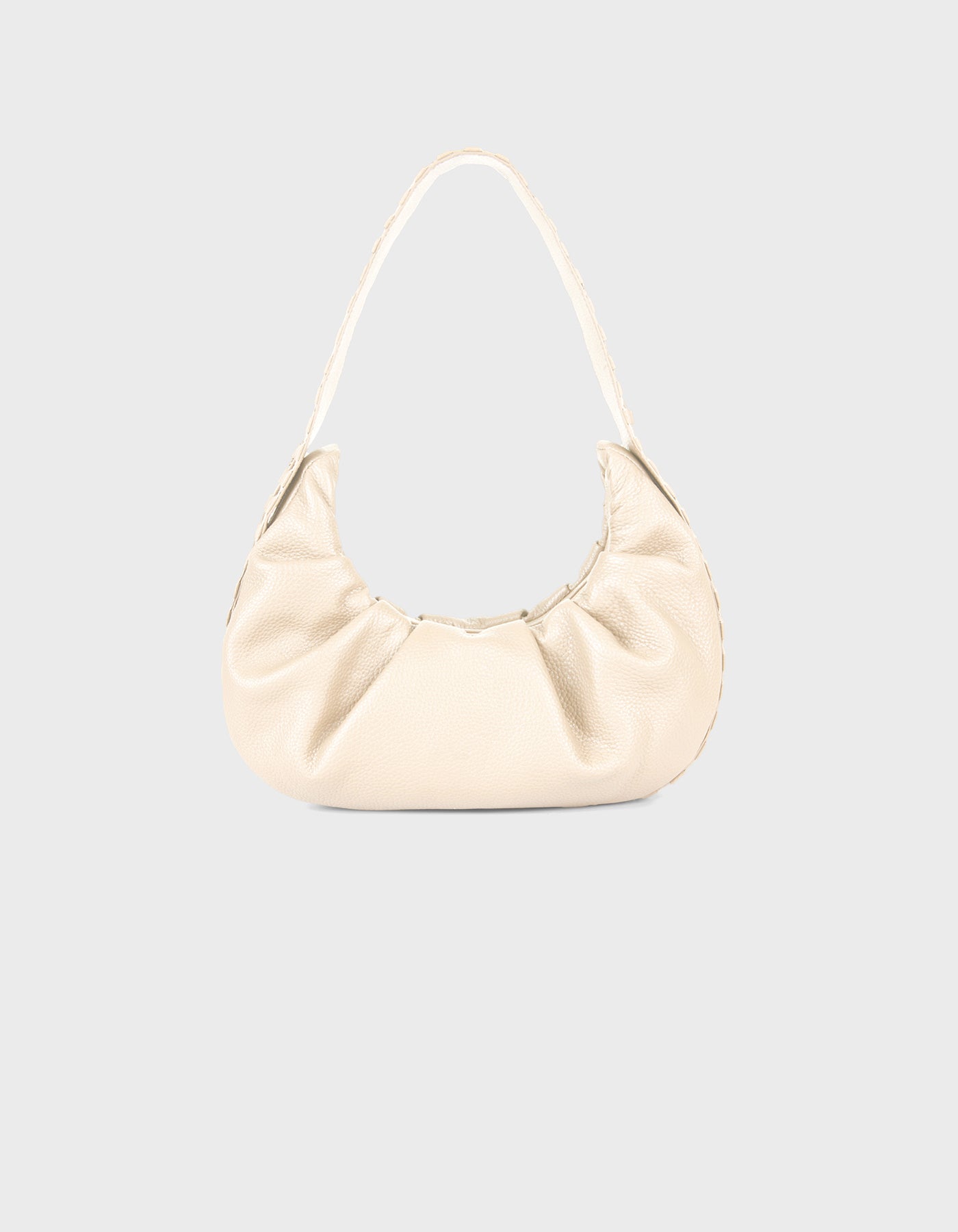 HiVa Atelier | Croissant Bag Bone | Beautiful and Versatile Leather Accessories