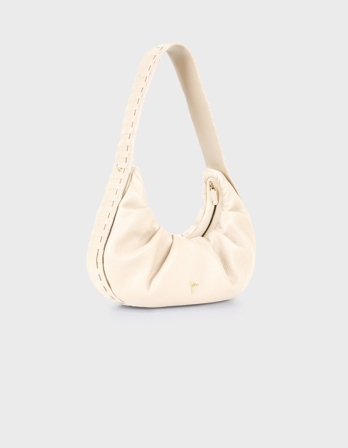 HiVa Atelier | Croissant Bag Bone | Beautiful and Versatile Leather Accessories