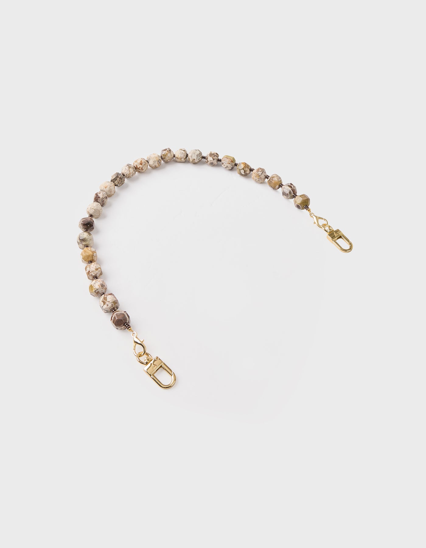 Fossilized Coral Natural Bead Handle