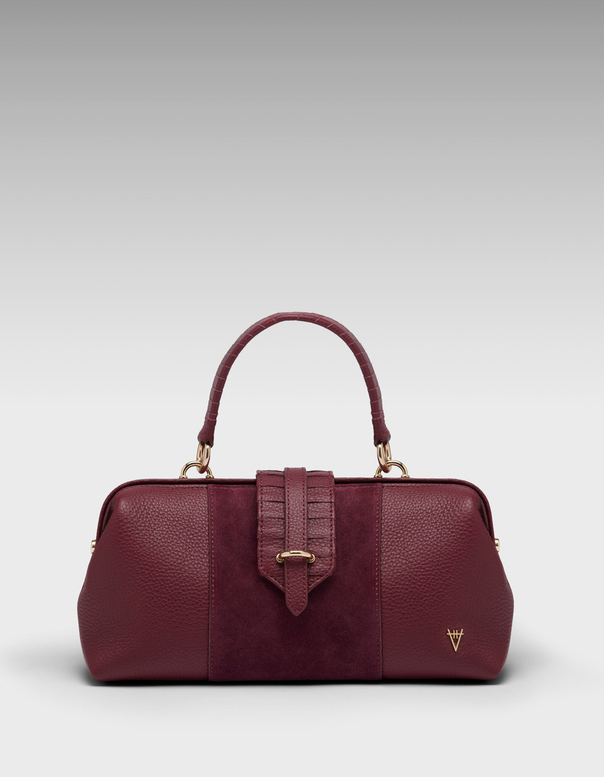 HiVa Atelier | Nubes Doctor Bag Burgundy | Beautiful and Versatile Leather Accessories