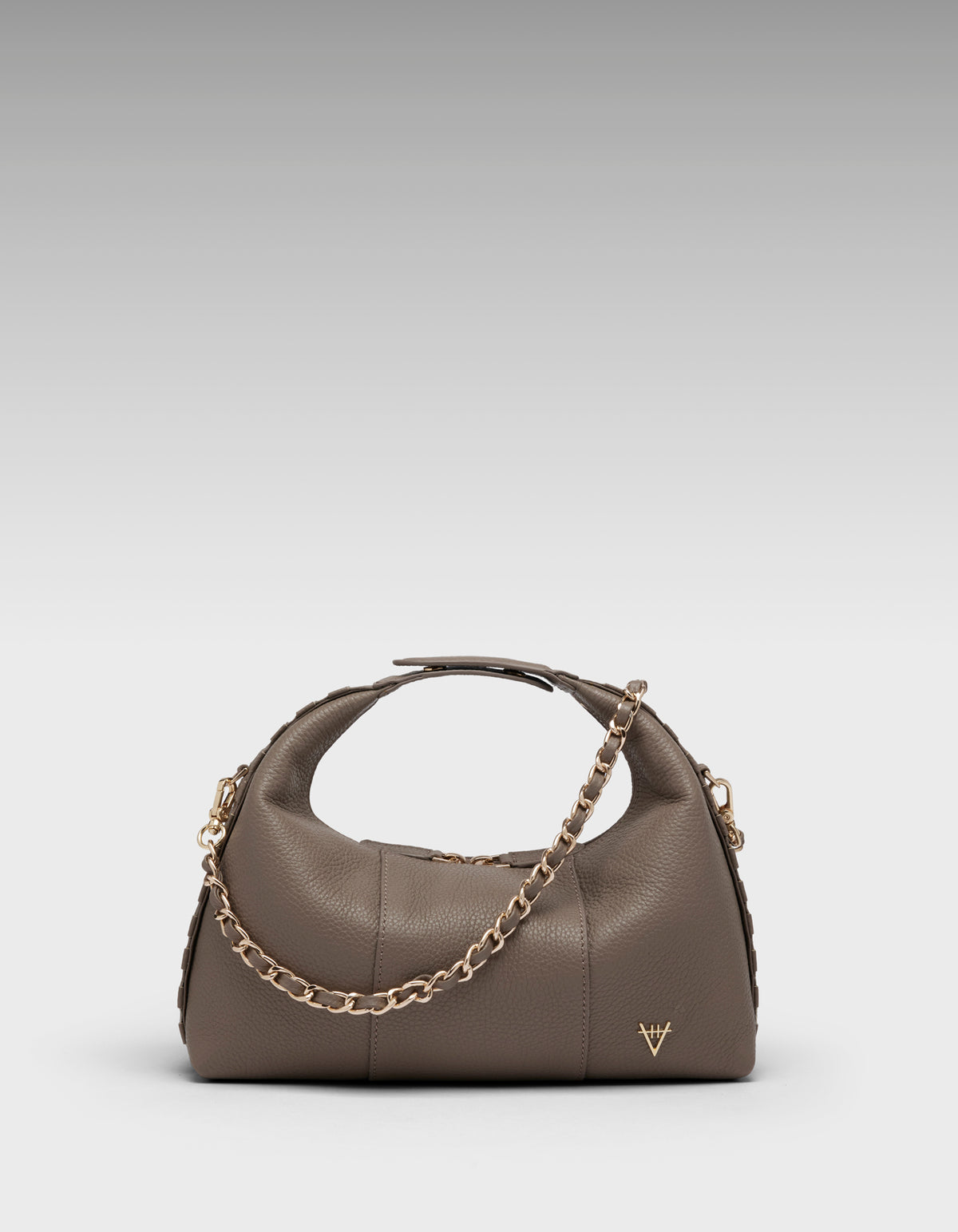 HiVa Atelier | Midi Croissant Bag Mink | Beautiful and Versatile Leather Accessories
