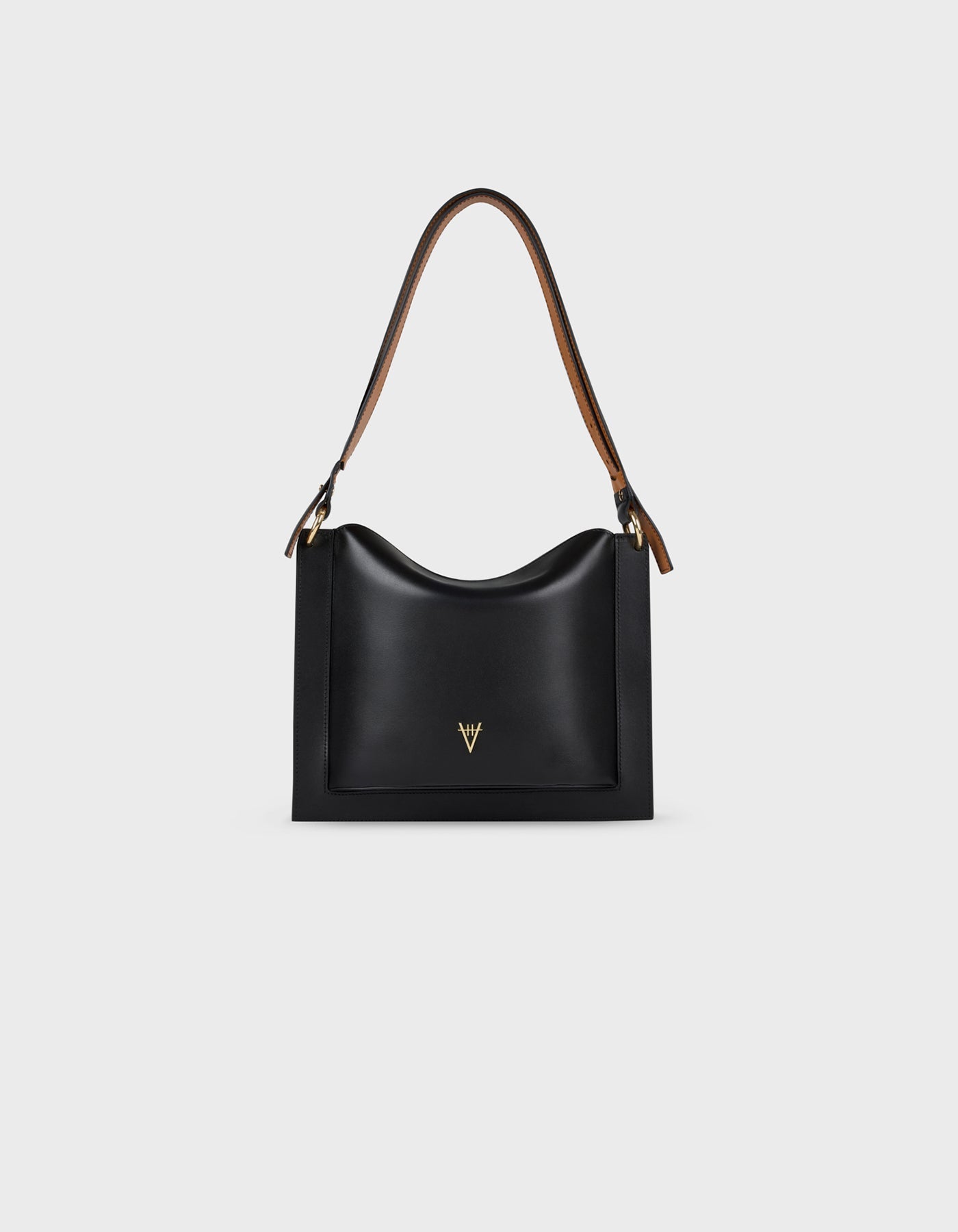 HiVa Atelier | Dalia Mini Sleek & Square Shoulder Bag Black | Beautiful and Versatile Leather Accessories