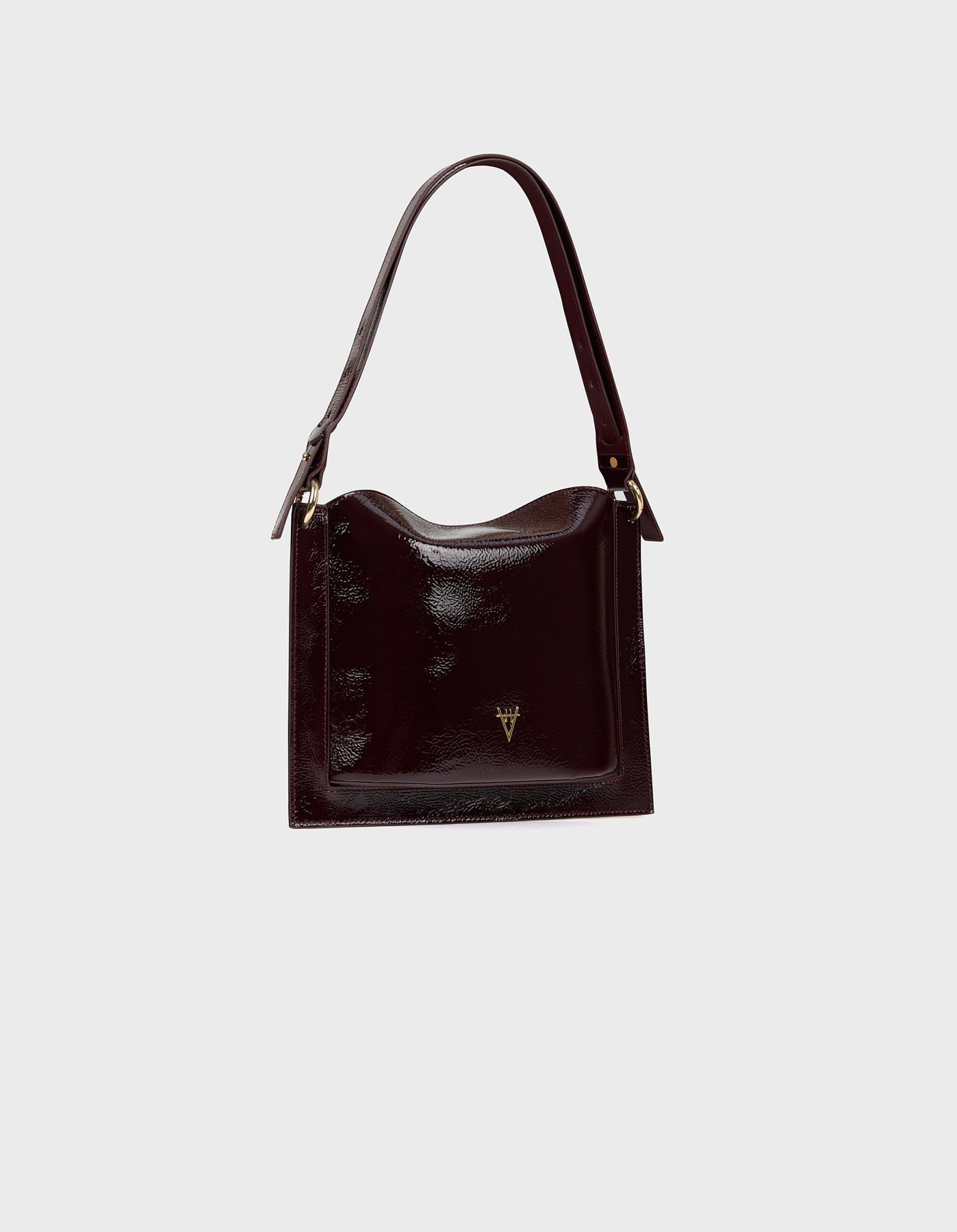 HiVa Atelier | Dalia Sleek & Square Shoulder Bag RASPBERRY | Beautiful and Versatile Leather Accessories