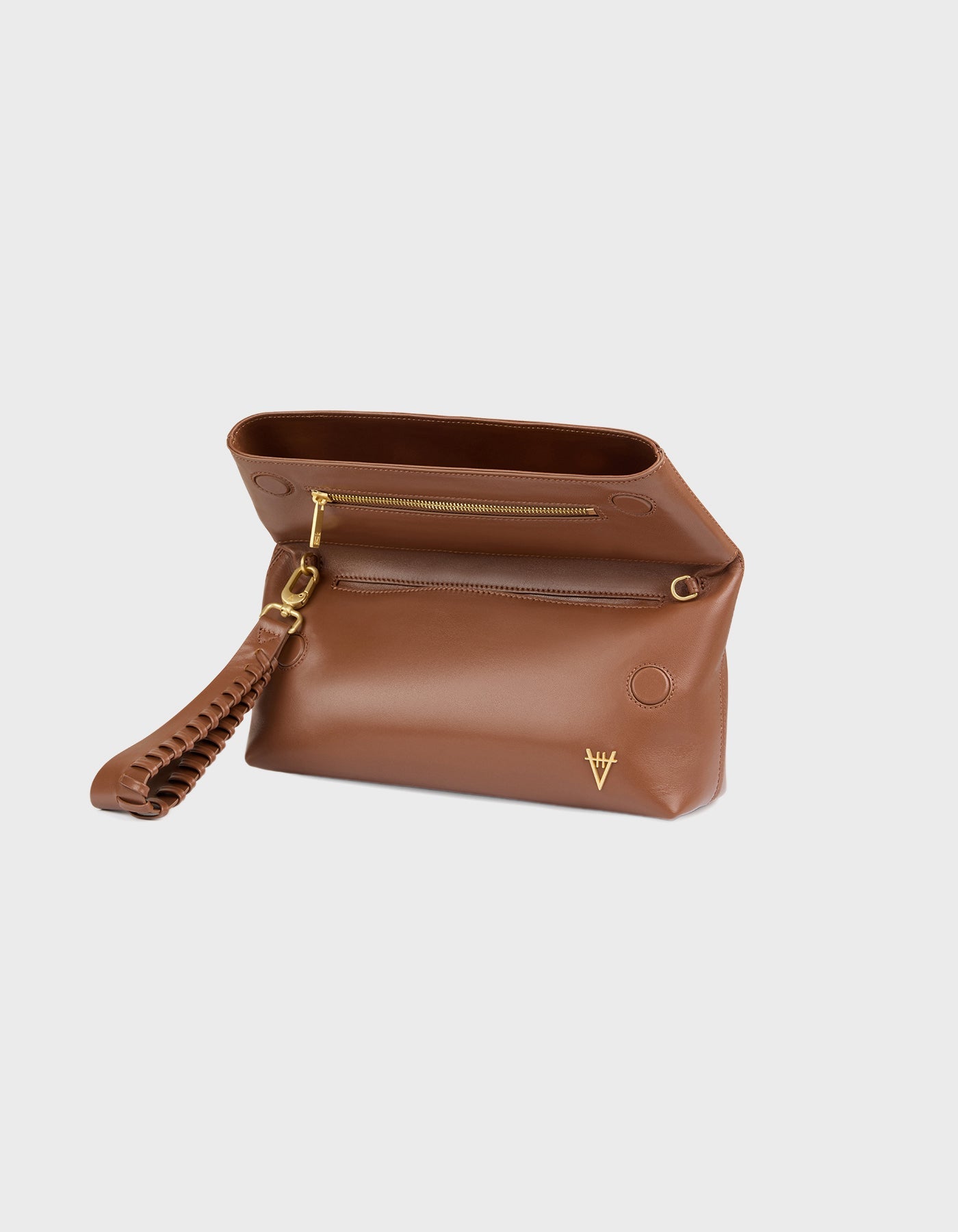 Hiva Atelier | Arlette Clutch & Chain Bag WOOD | Her Tarza Uygun Deri Aksesuarlar