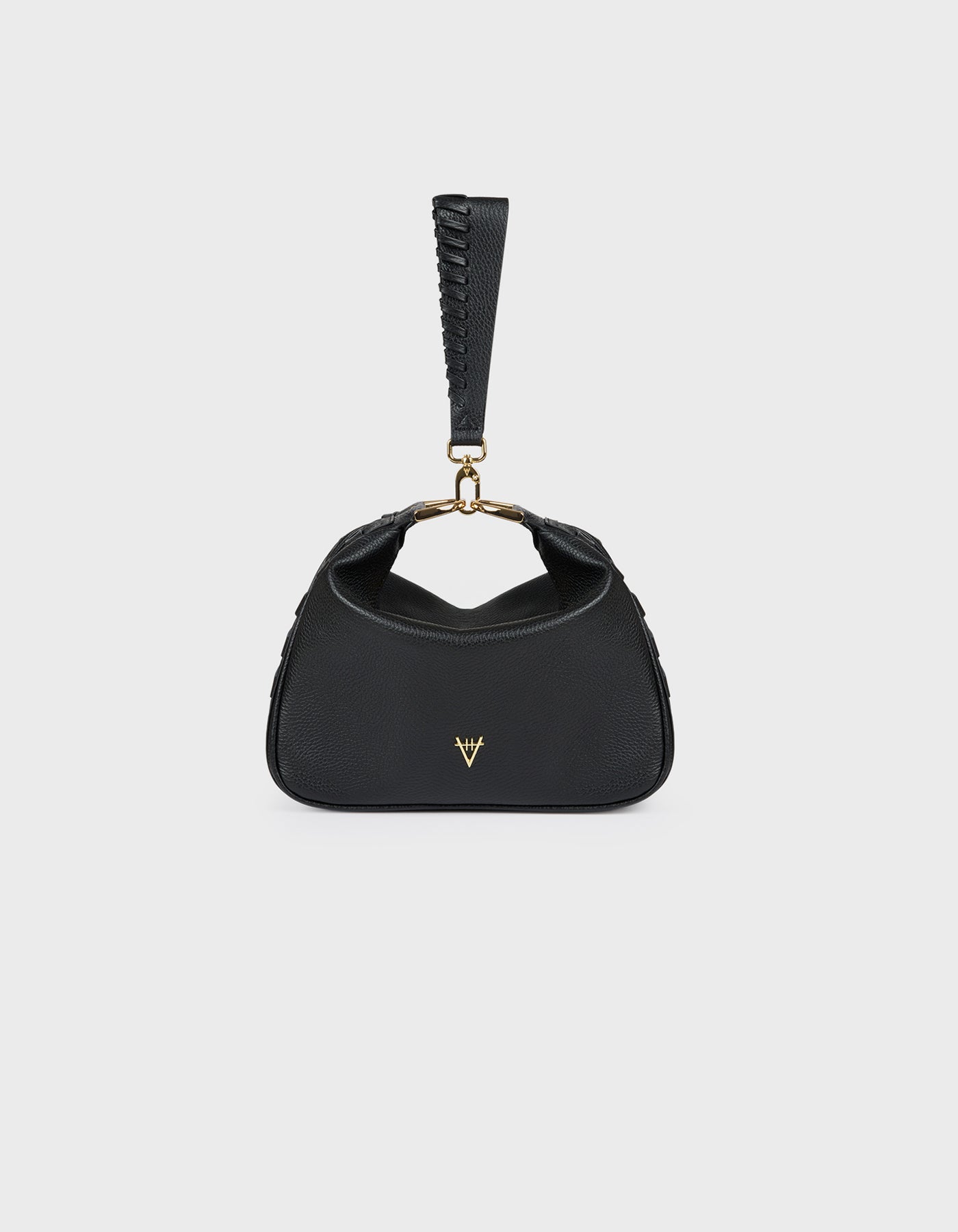 Woven Detail Mini Hobo Bag