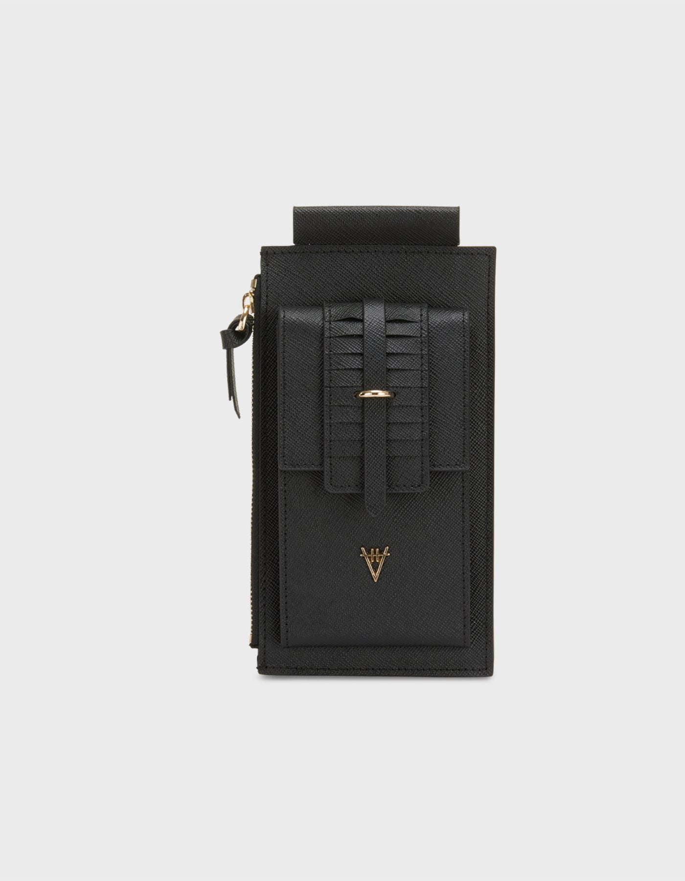 HiVa Atelier | Crossbody Phone Bag Black | Beautiful and Versatile Leather Accessories