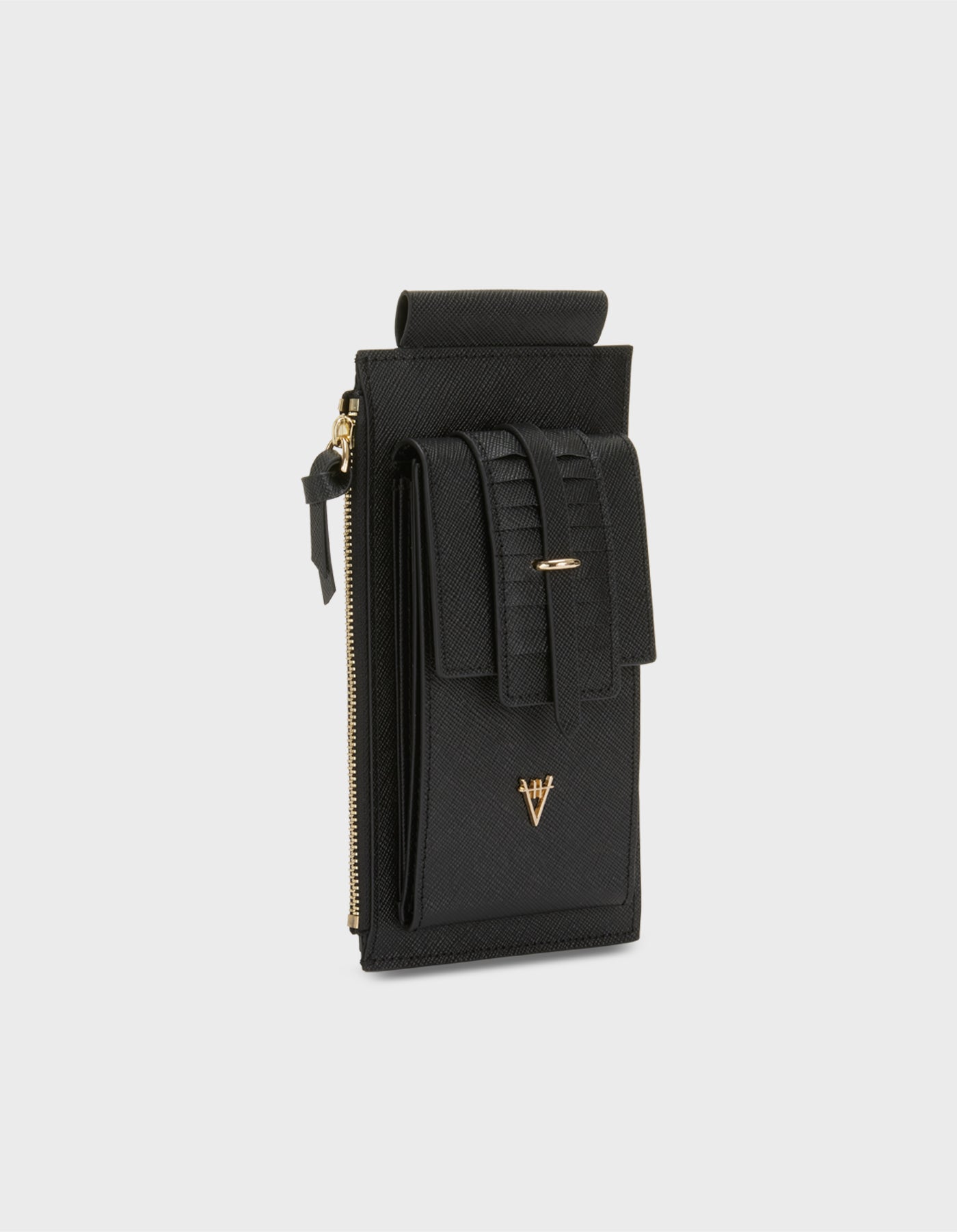 HiVa Atelier | Crossbody Phone Bag Black | Beautiful and Versatile Leather Accessories