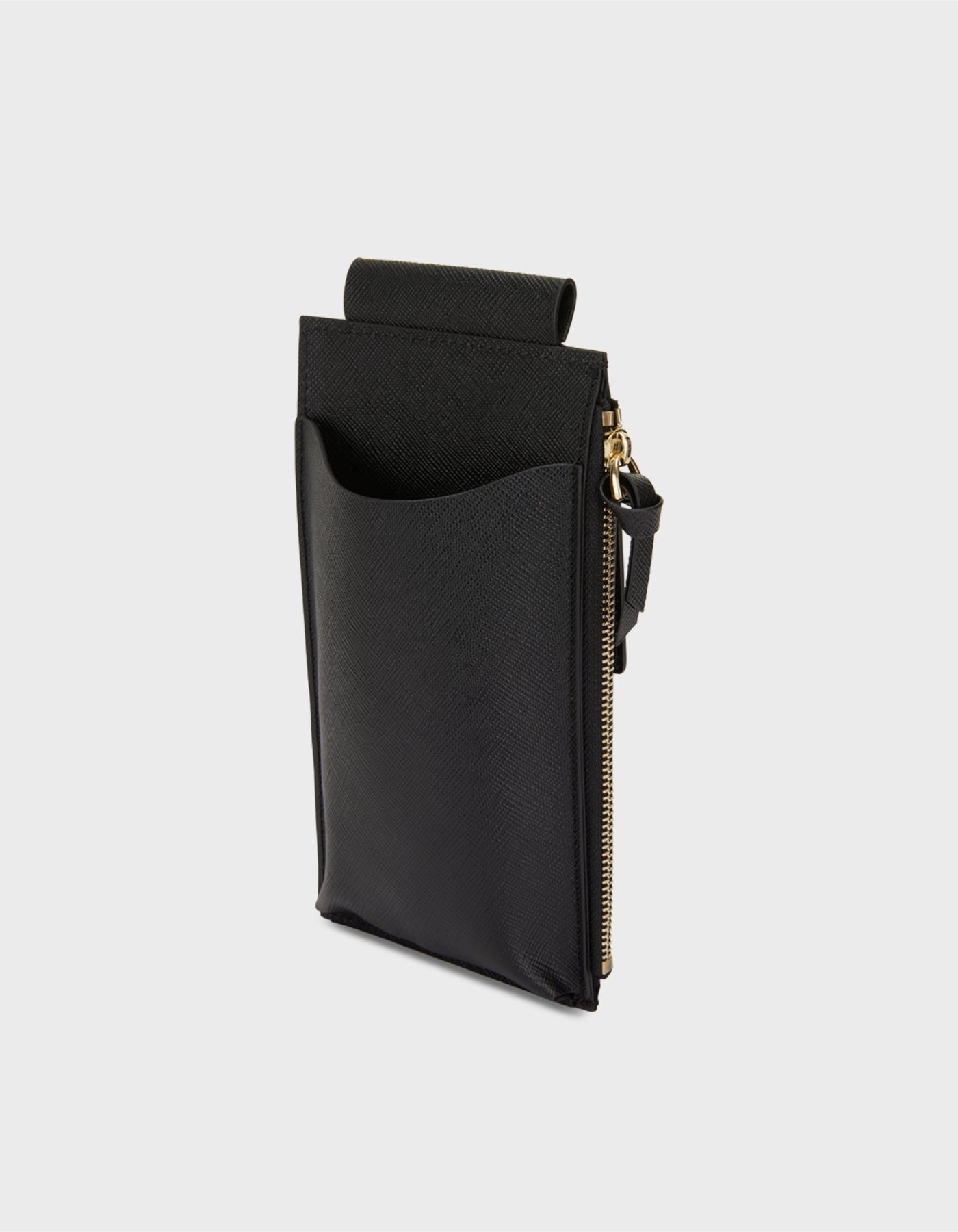 HiVa Atelier | Crossbody Phone Bag Black | Beautiful and Versatile Leather Accessories