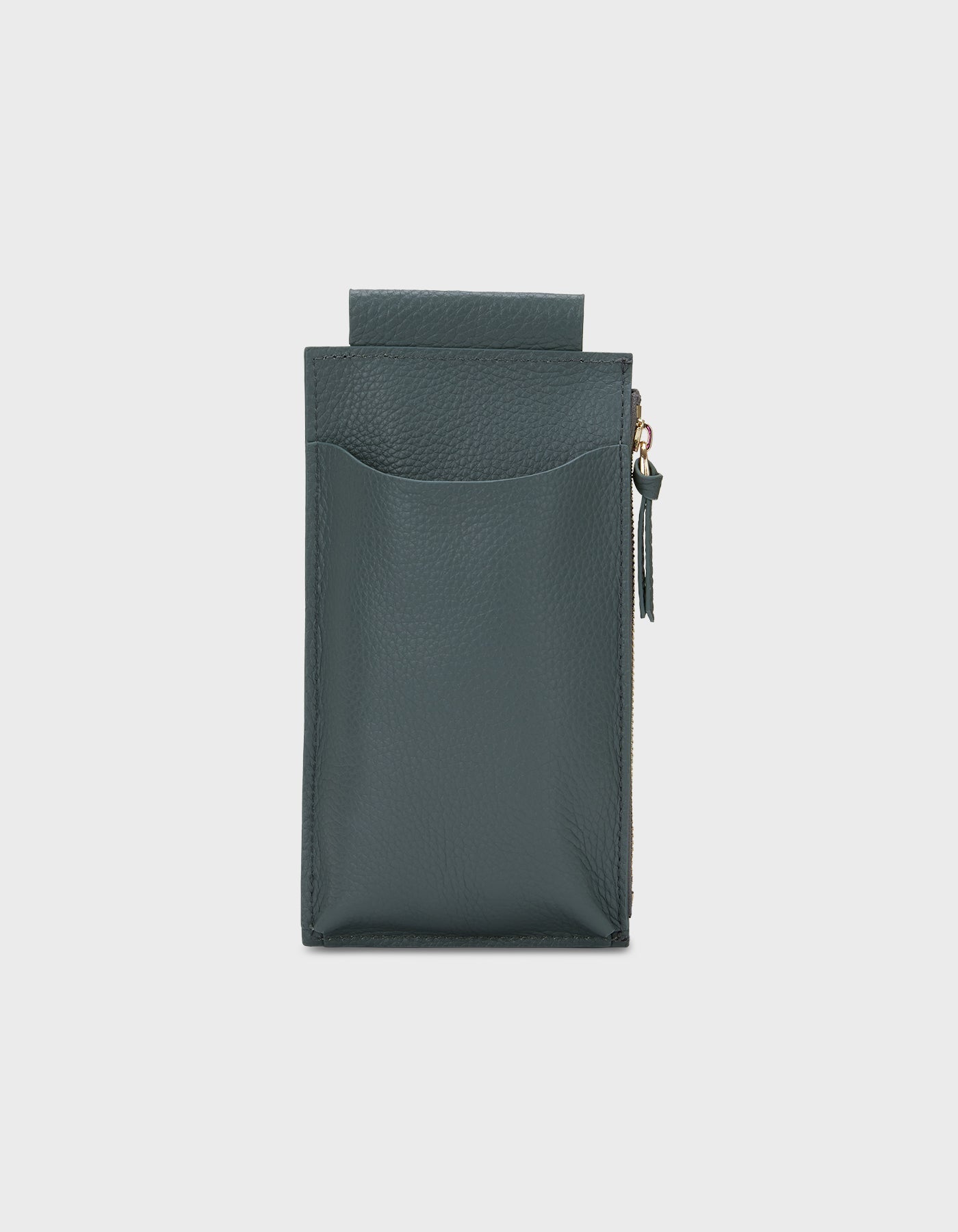 HiVa Atelier | Crossbody Phone Bag Dusty Blue | Beautiful and Versatile Leather Accessories