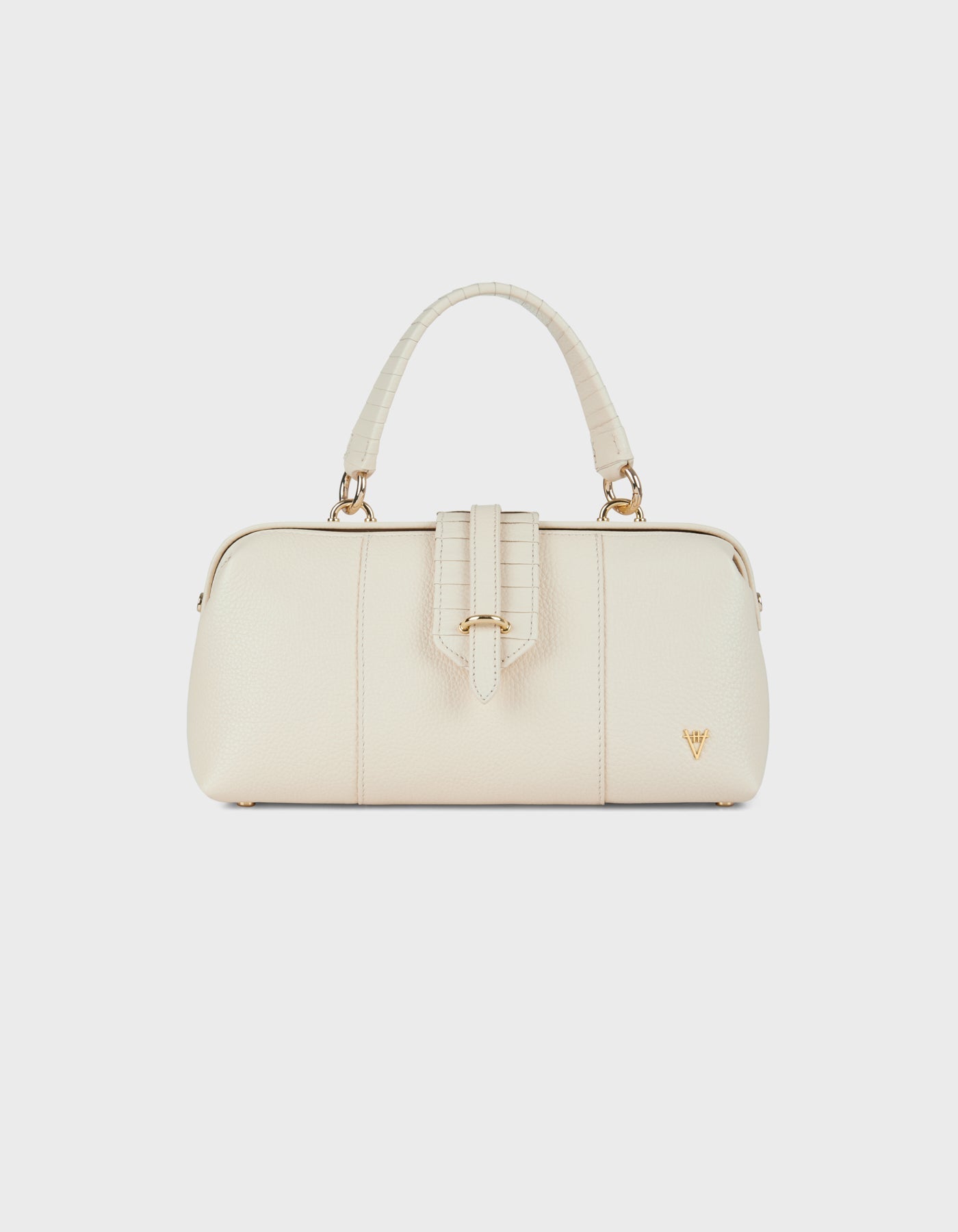 Hiva Atelier | Nubes Doctor Bag Bone | Beautiful and Versatile Leather Accessories