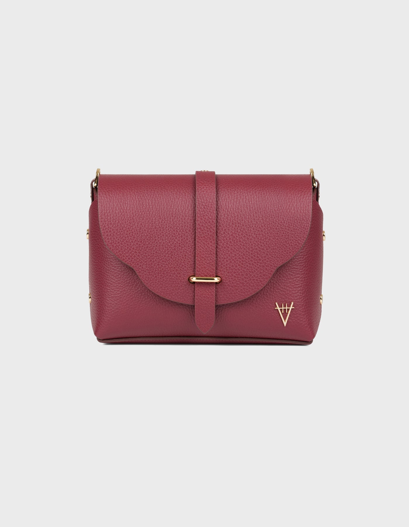 Hiva Atelier | Harmonia Shoulder Bag Burgundy | Beautiful and Versatile Leather Accessories