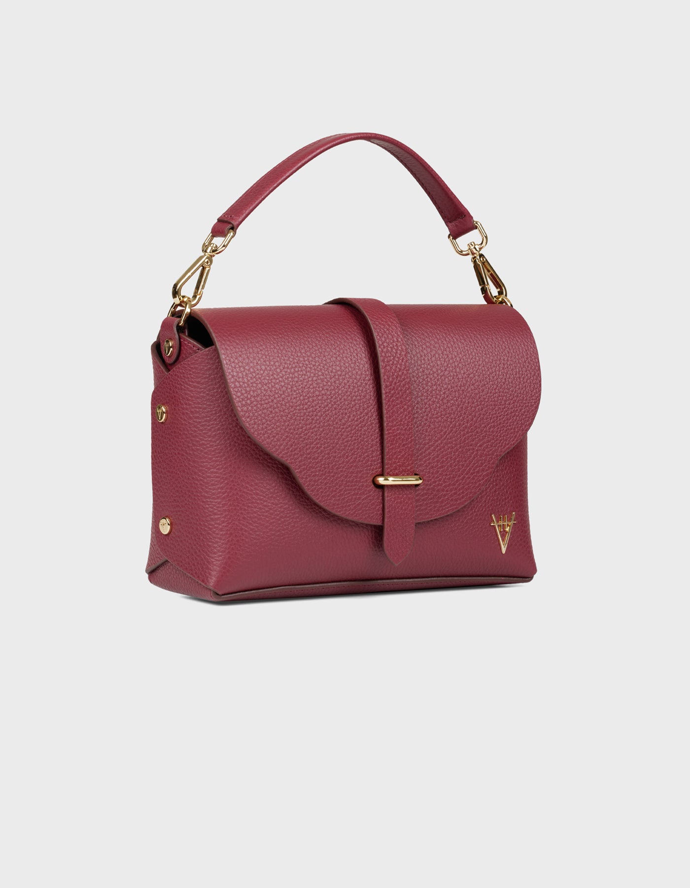 Hiva Atelier | Harmonia Shoulder Bag Burgundy | Beautiful and Versatile Leather Accessories