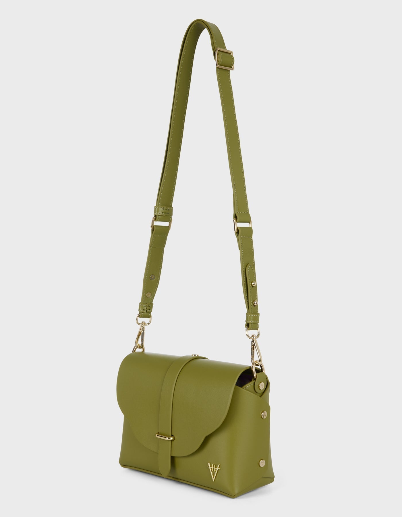 Hiva Atelier | Harmonia Shoulder Bag Olive | Beautiful and Versatile Leather Accessories