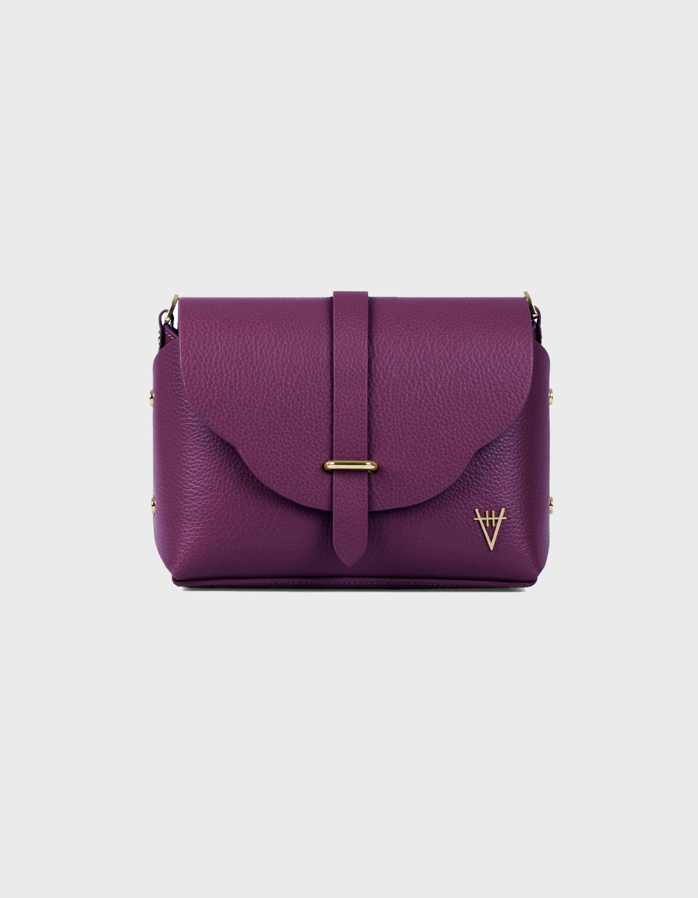 Hiva Atelier | Harmonia Shoulder Bag Midnight Plum | Beautiful and Versatile Leather Accessories