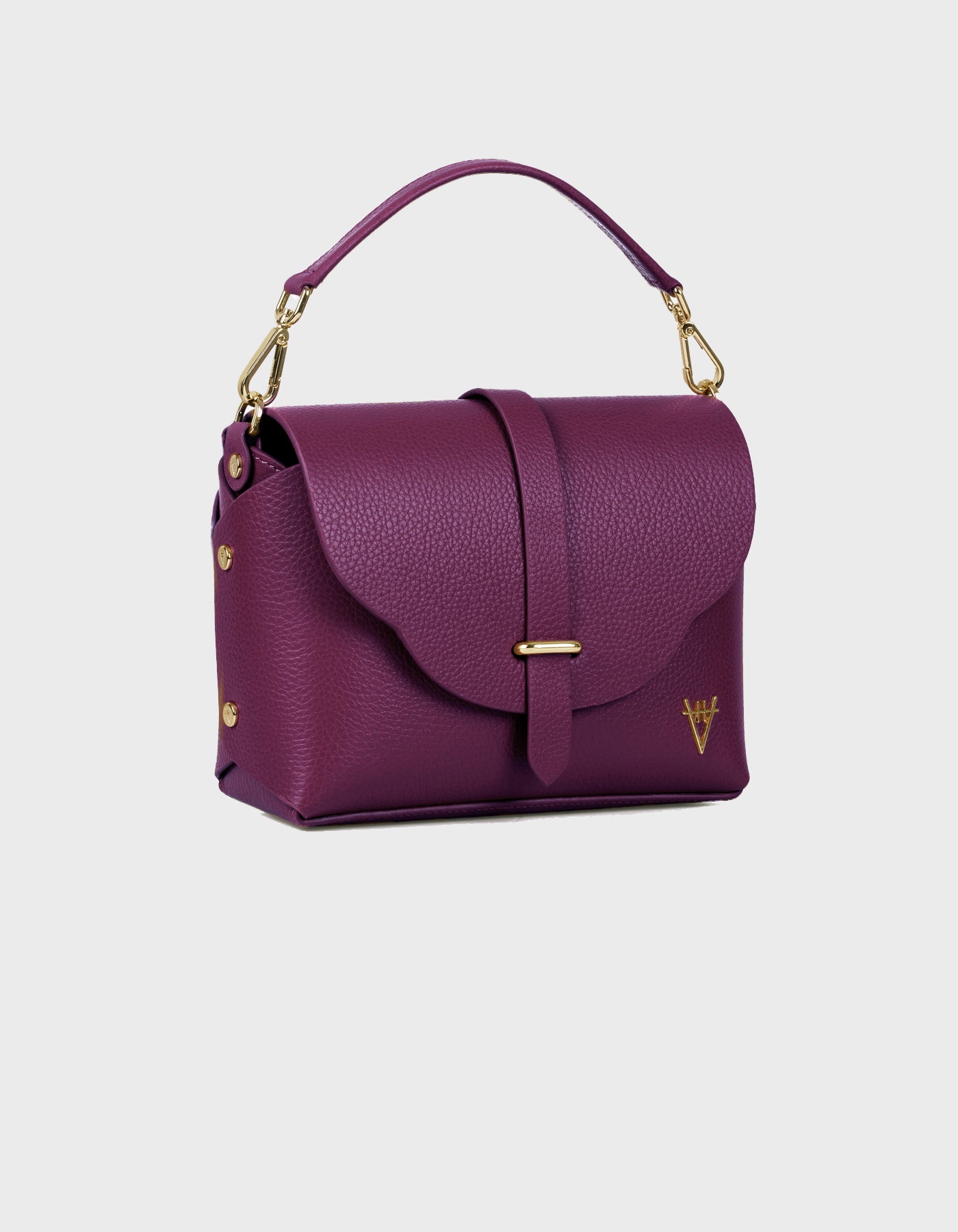 Hiva Atelier | Harmonia Shoulder Bag Midnight Plum | Beautiful and Versatile Leather Accessories