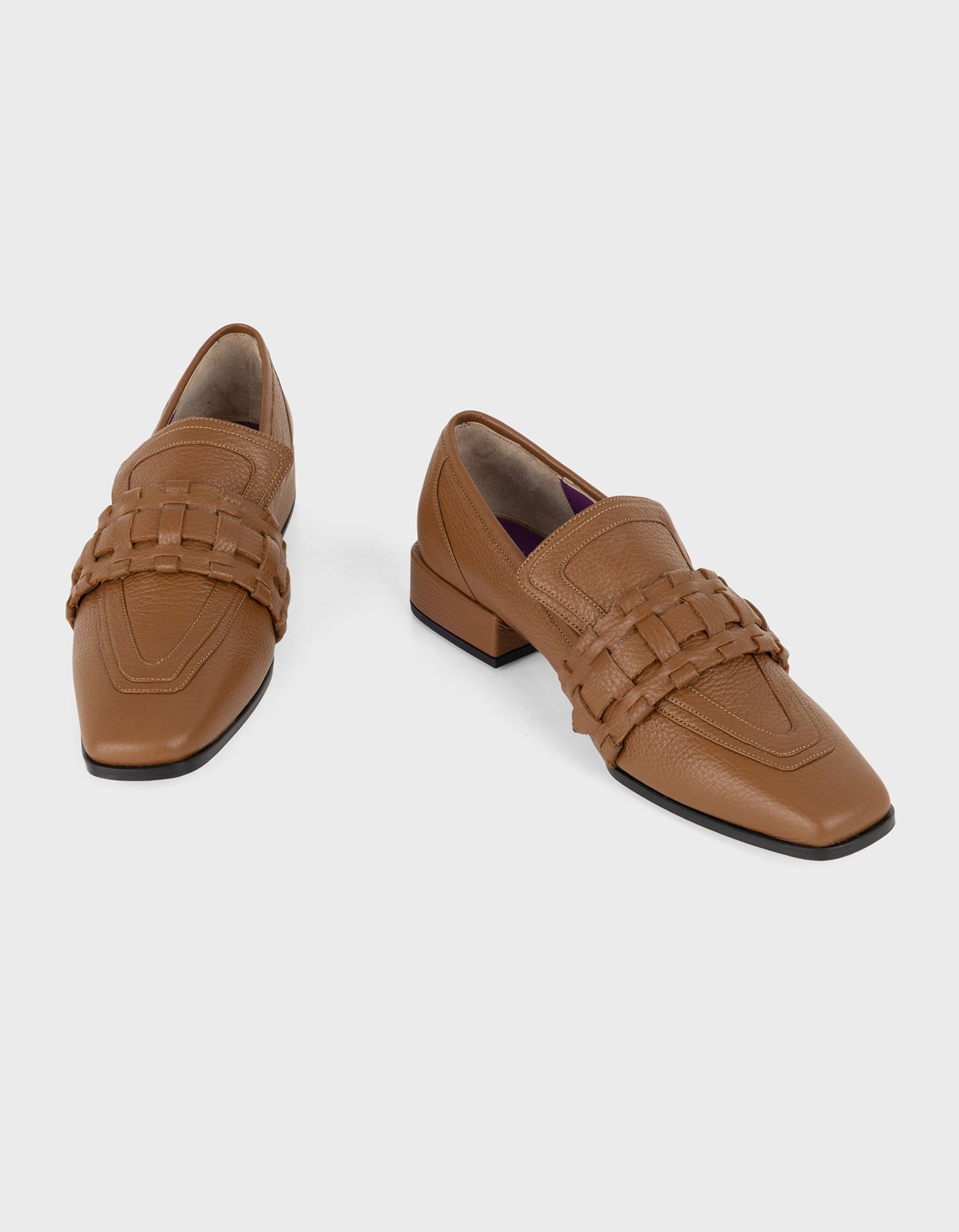 HiVa Atelier | Lora Loafers Wood | Beautiful and Versatile Leather Accessories