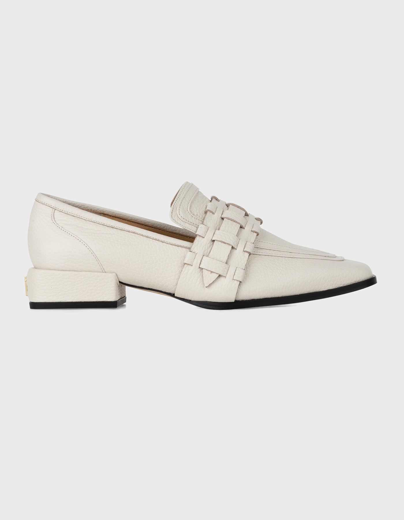 HiVa Atelier | Lora Loafers Bone | Beautiful and Versatile Leather Accessories