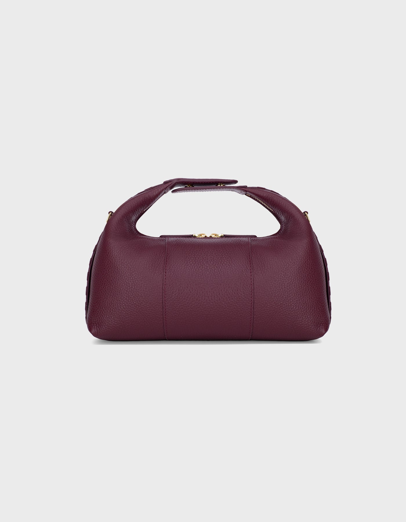 HiVa Atelier | Midi Croissant Bag Burgundy | Beautiful and Versatile Leather Accessories